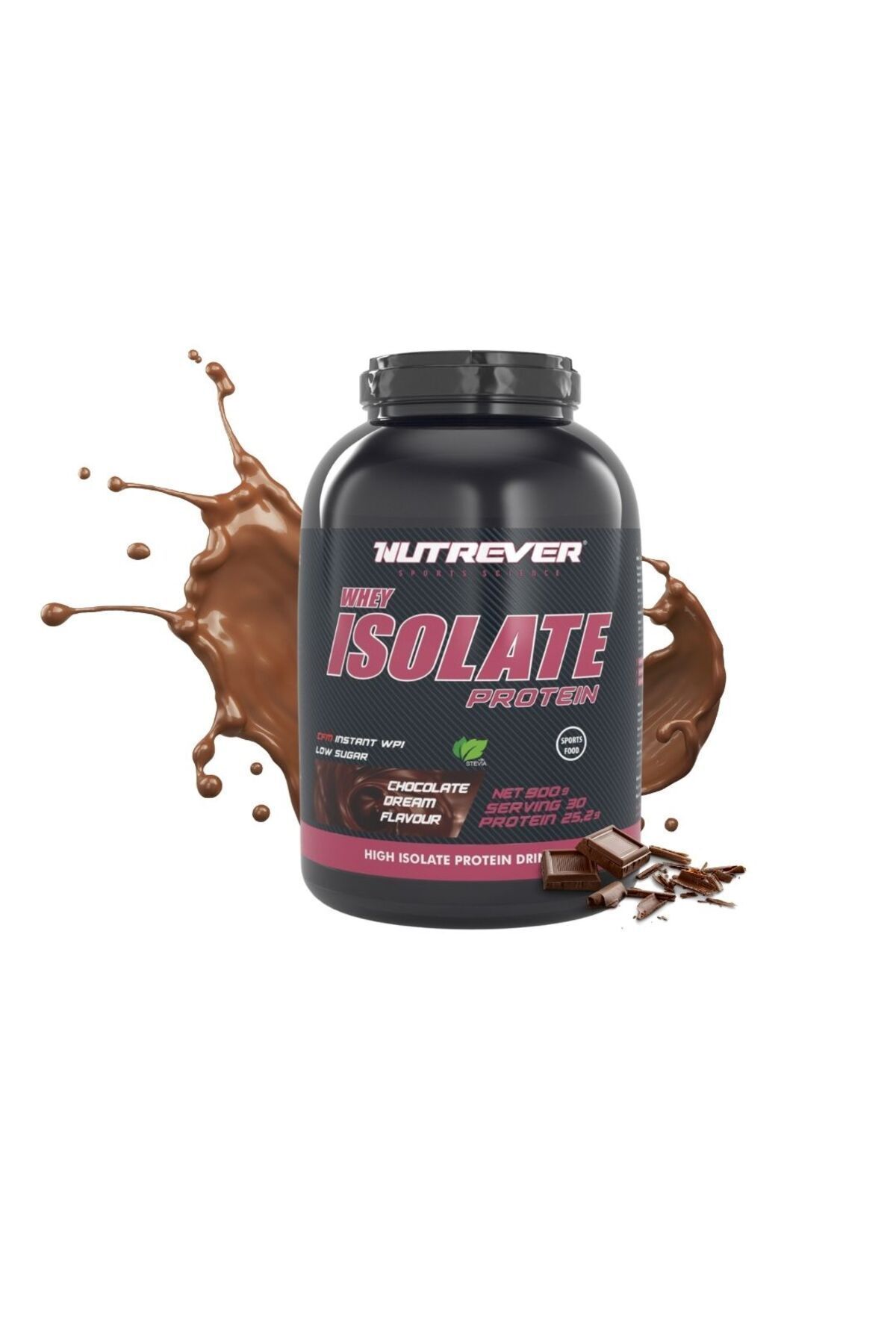 Nutrever Whey Isolate Protein 900 gr Çikolata