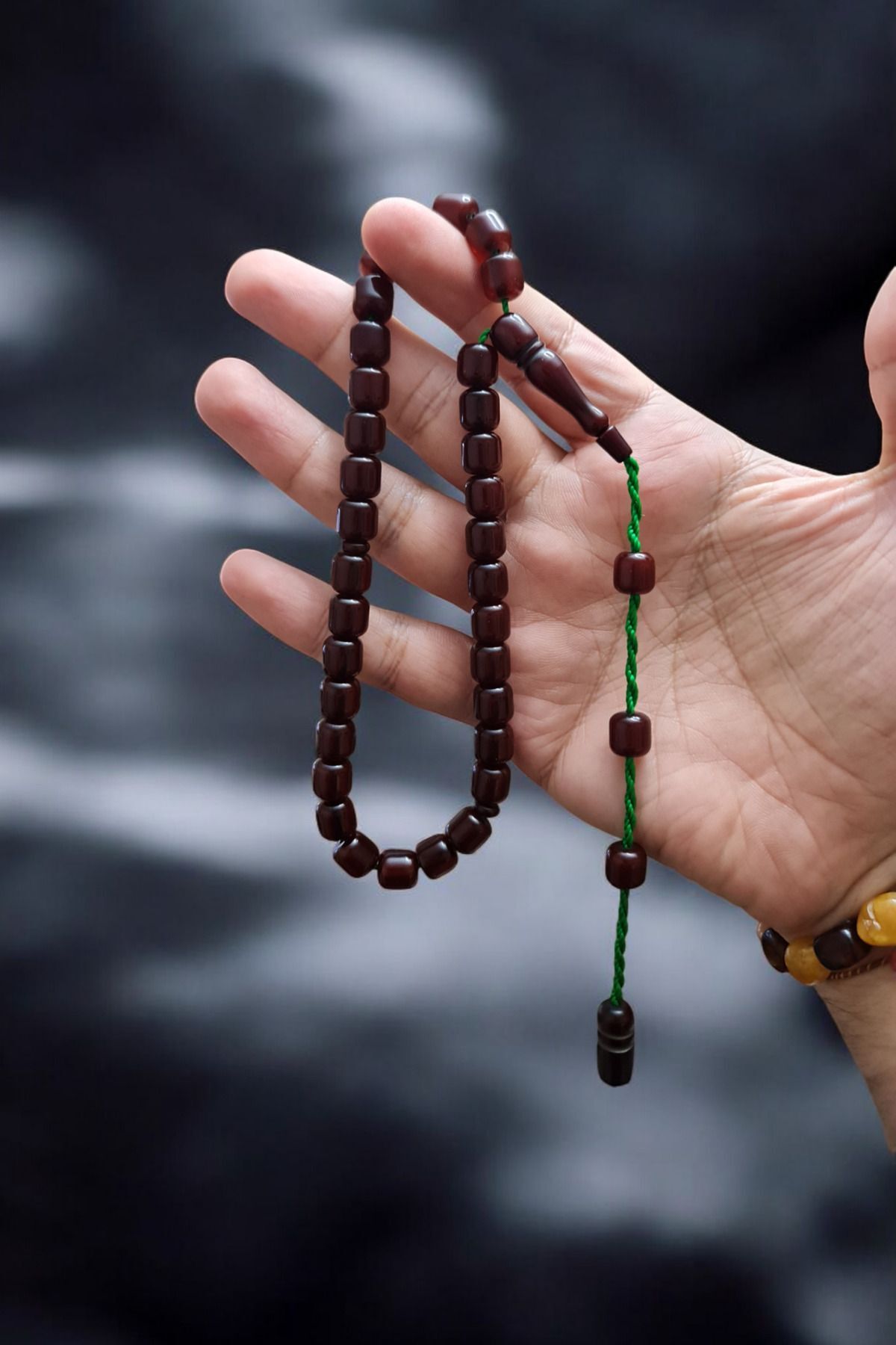 Wheel Cut Very Old Adulthood Invoice Ottoman Dough Senior Master Workmanship Squeezing Amber Rosary
