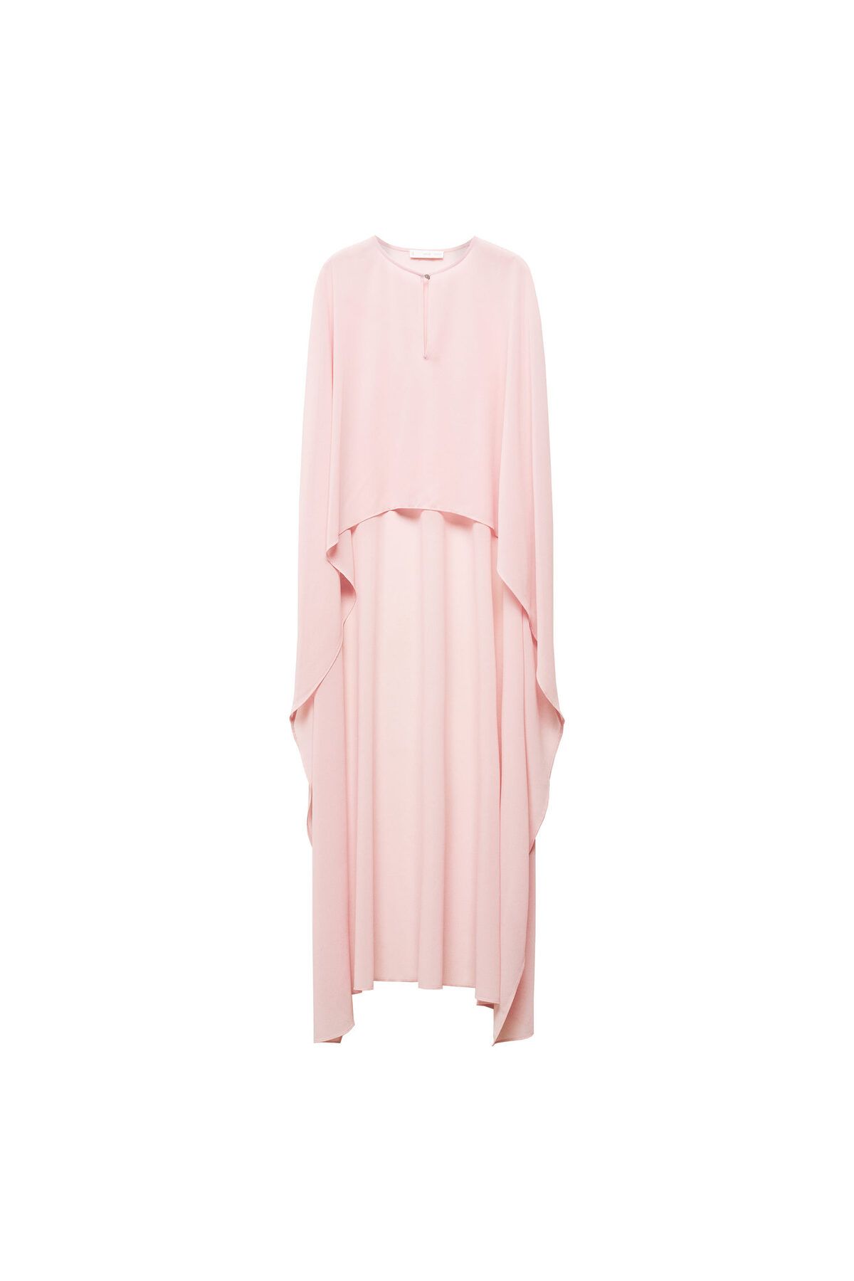 MANGO-Women's Pastel Pink Cape - 67046324 2