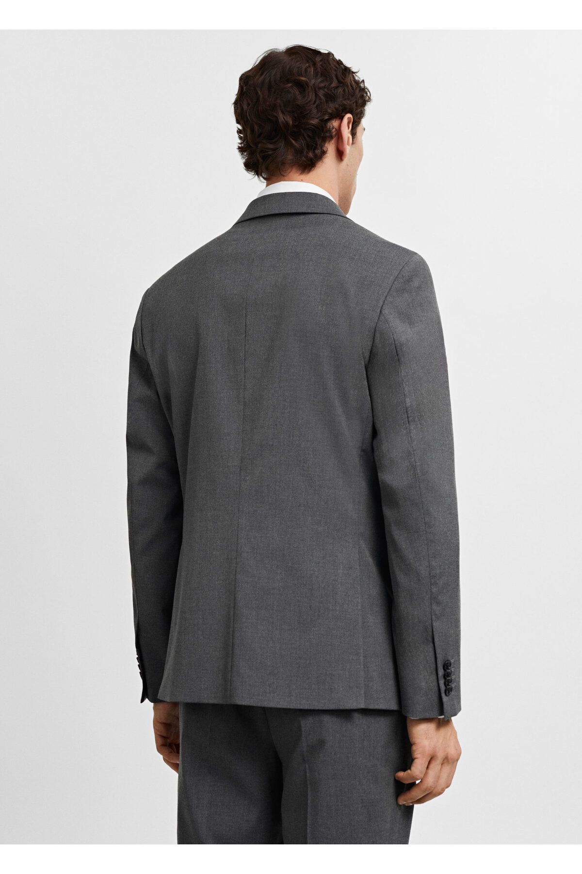 کت بلیزر خاکستری مردانه ژاکت BLAZER GREY 67170621 منگو MANGO