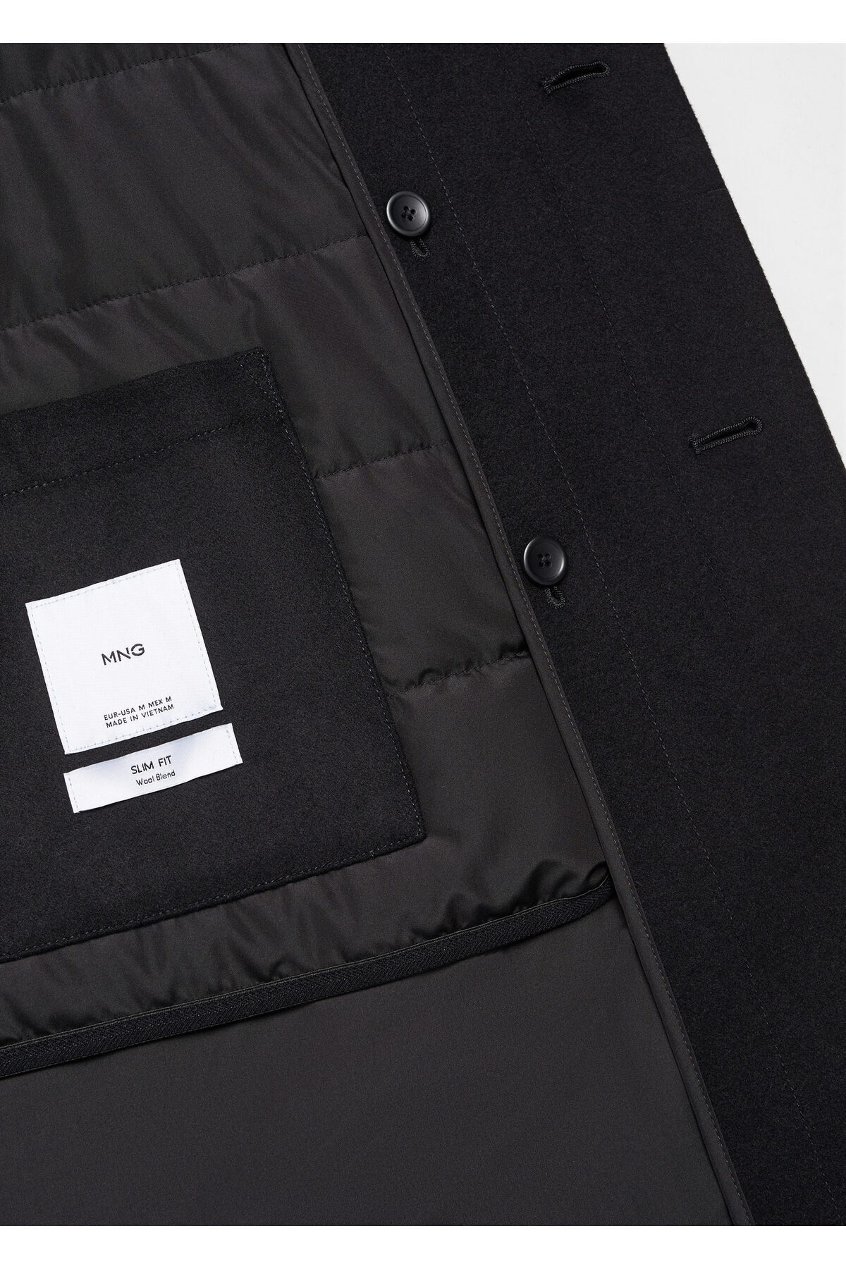 MANGO  Siyah Erkek Kaban 67920627 - Görsel 6