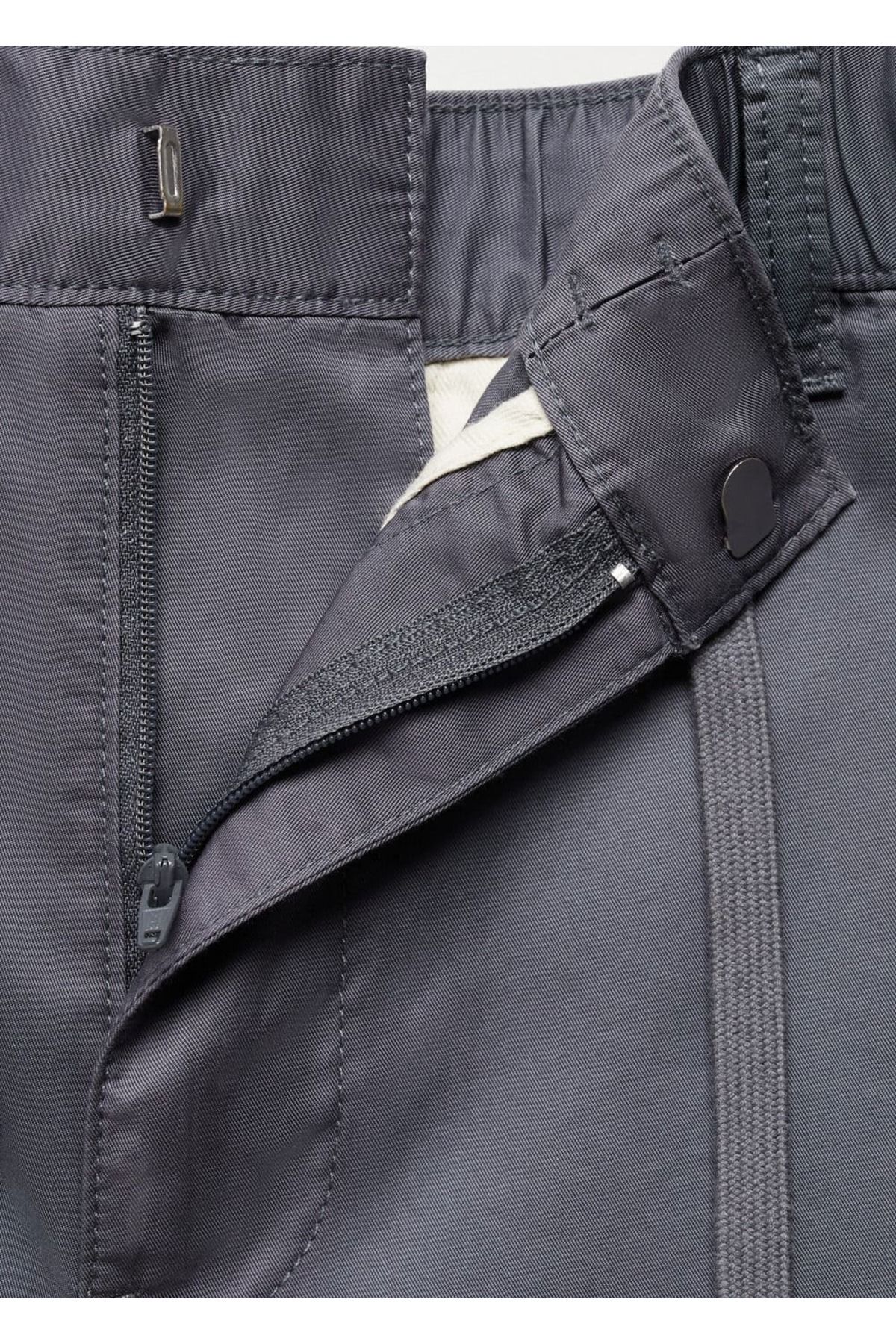 MANGO Man-100% Cotton Drawstring Bermuda Shorts 6