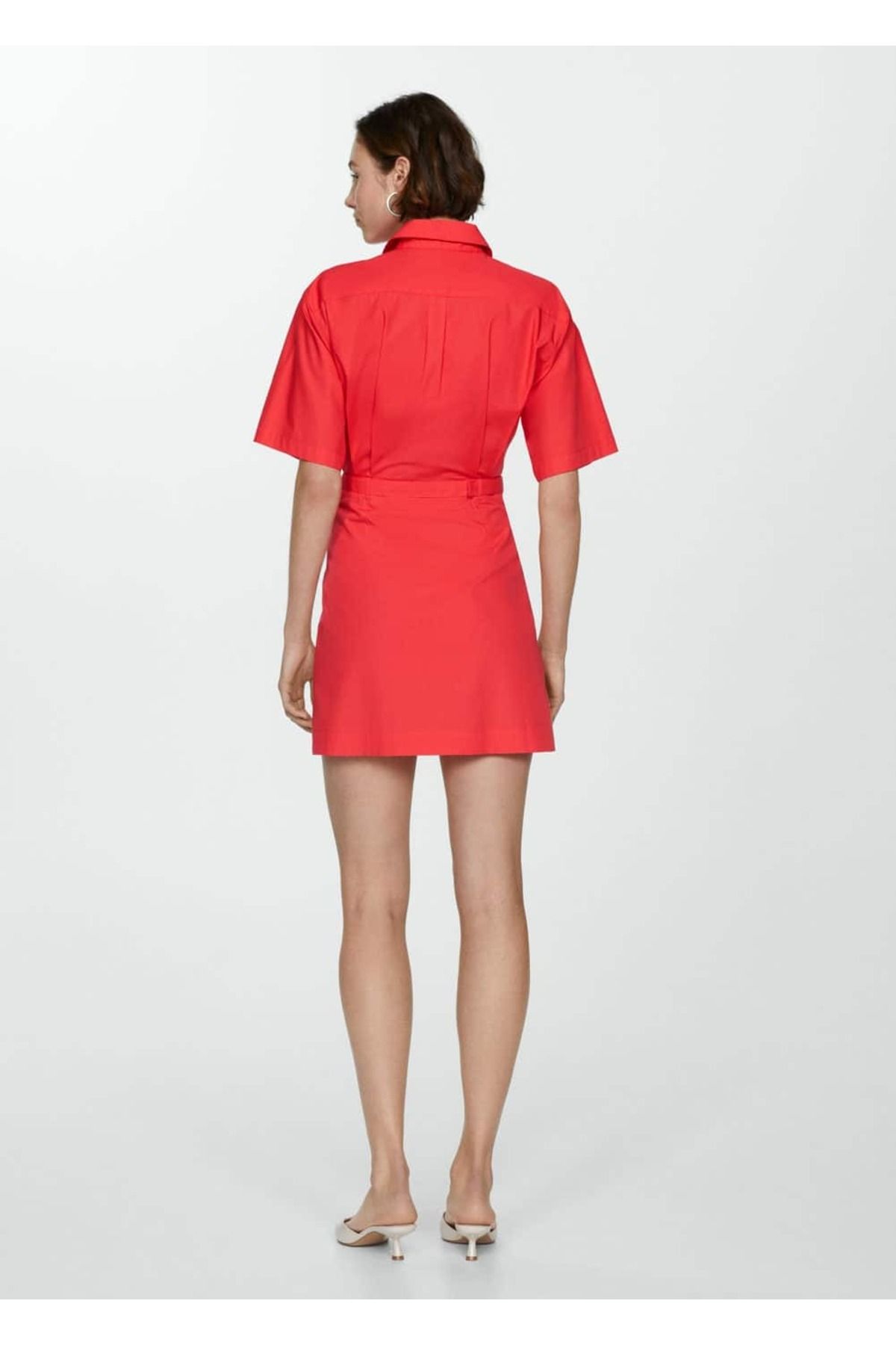 MANGO Woman-Hemdkleid mit Gürtel 4