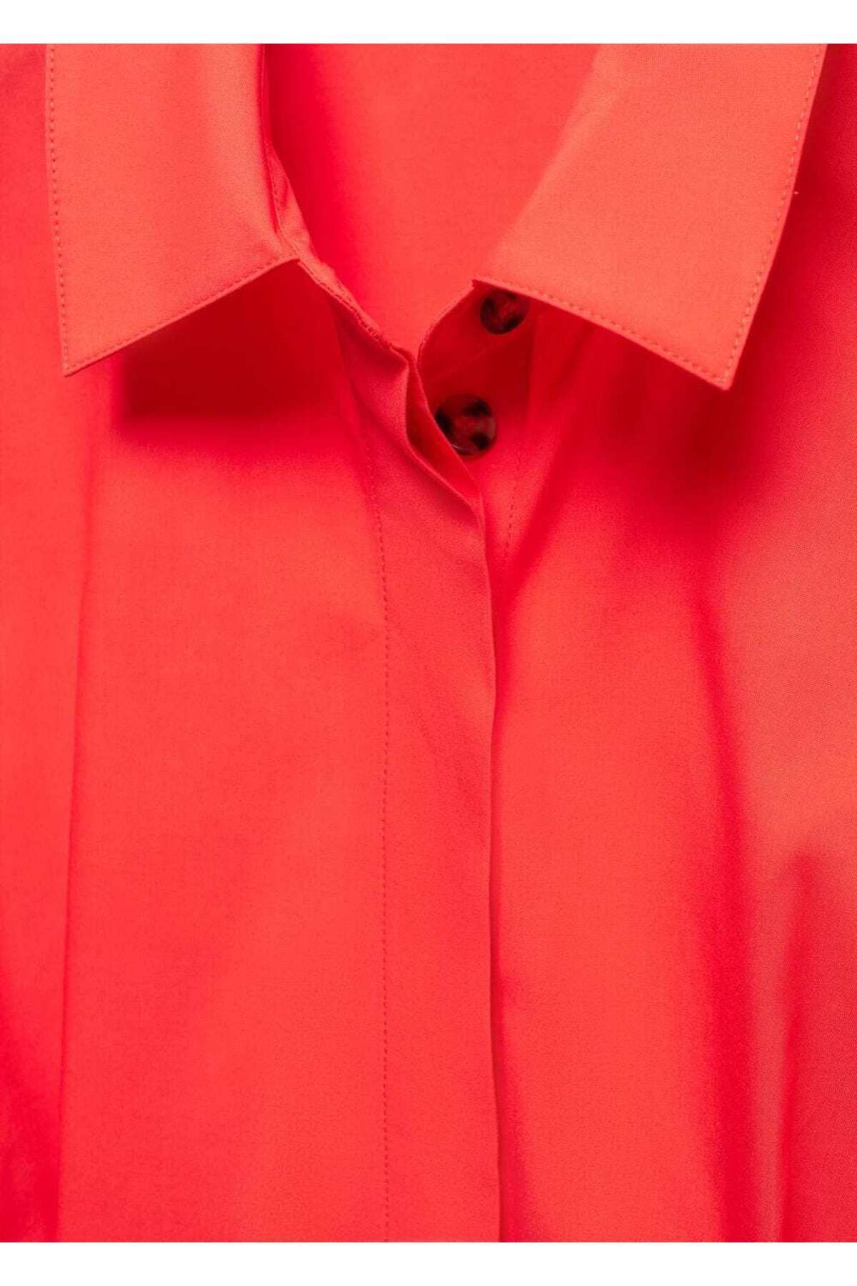 MANGO Woman-Hemdkleid mit Gürtel 5