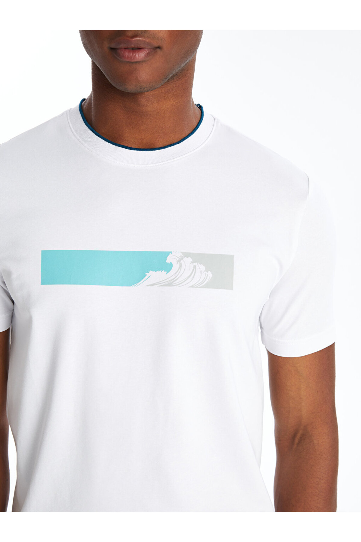 تیشرت مردانه سفید ال سی وایکیکی | S4FQ63Z8 اورجینال - تصویر 4