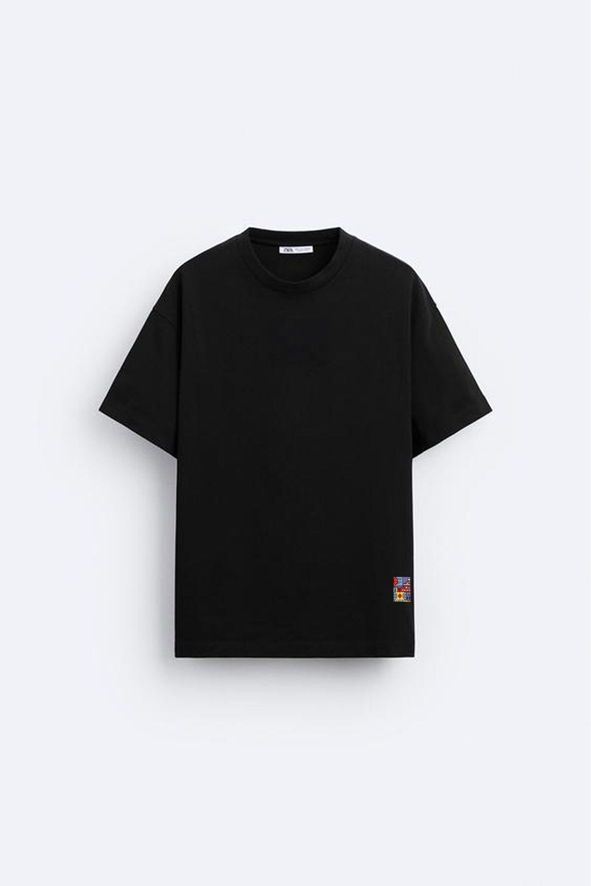 The Champ Clothing-Schwarzes Oversize-T-Shirt für Herren – Aufdruck „We Love Play Basket“ 4