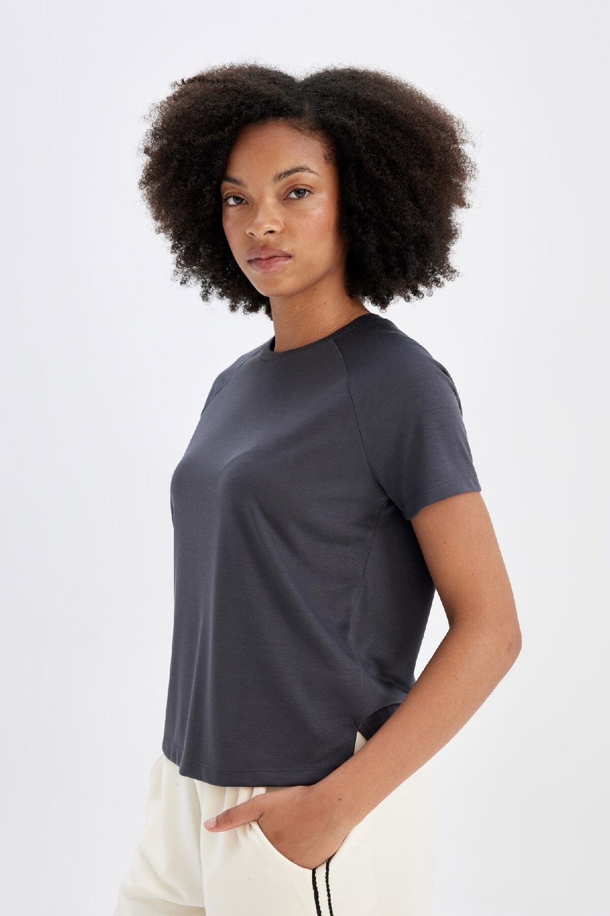 تی شرت زنانه دفاکتو | D1280AX24HS Defacto - Image 4