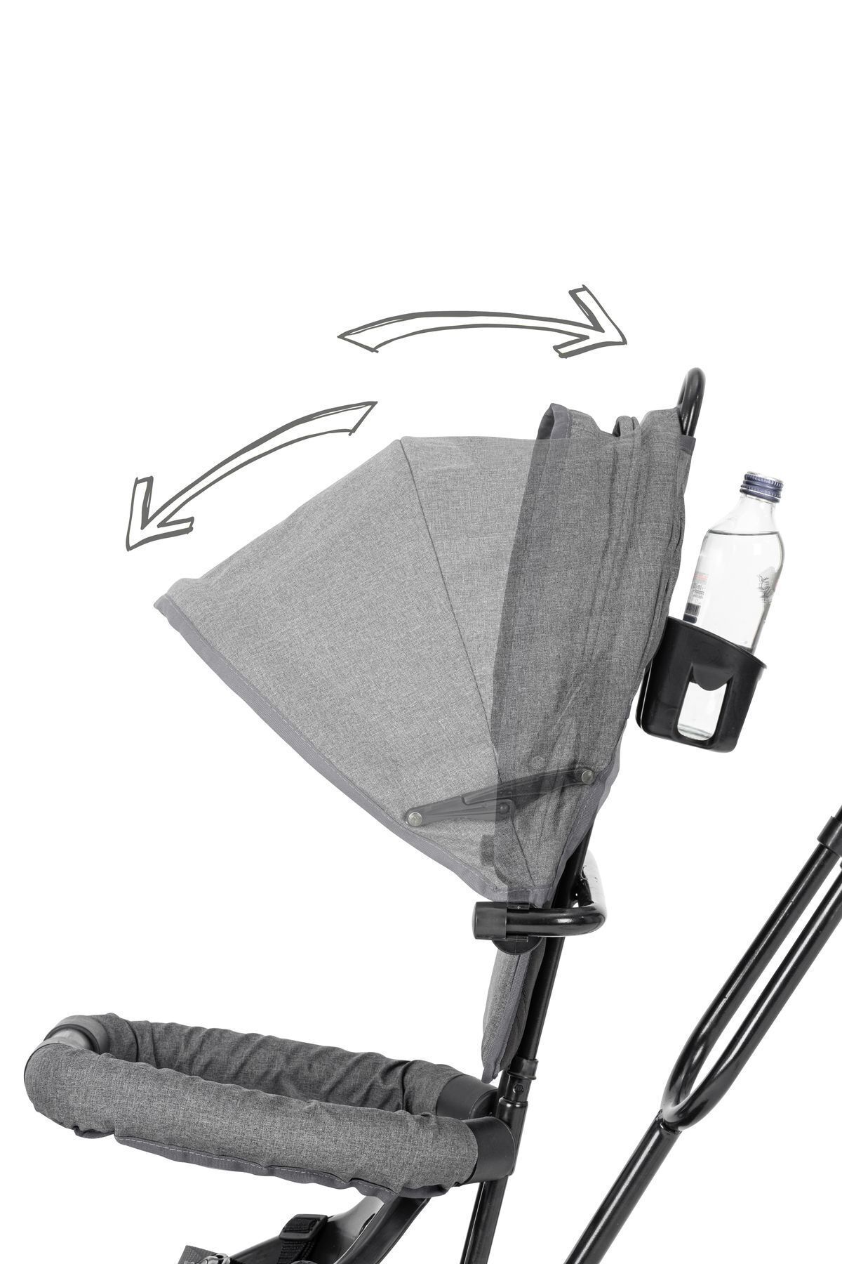 Comfymax Roadstar İtmeli Ebeveyn Kontrollü 3 tekerlekli Bebek Çocuk Bisikleti fotoğrafı 3 (önizleme)