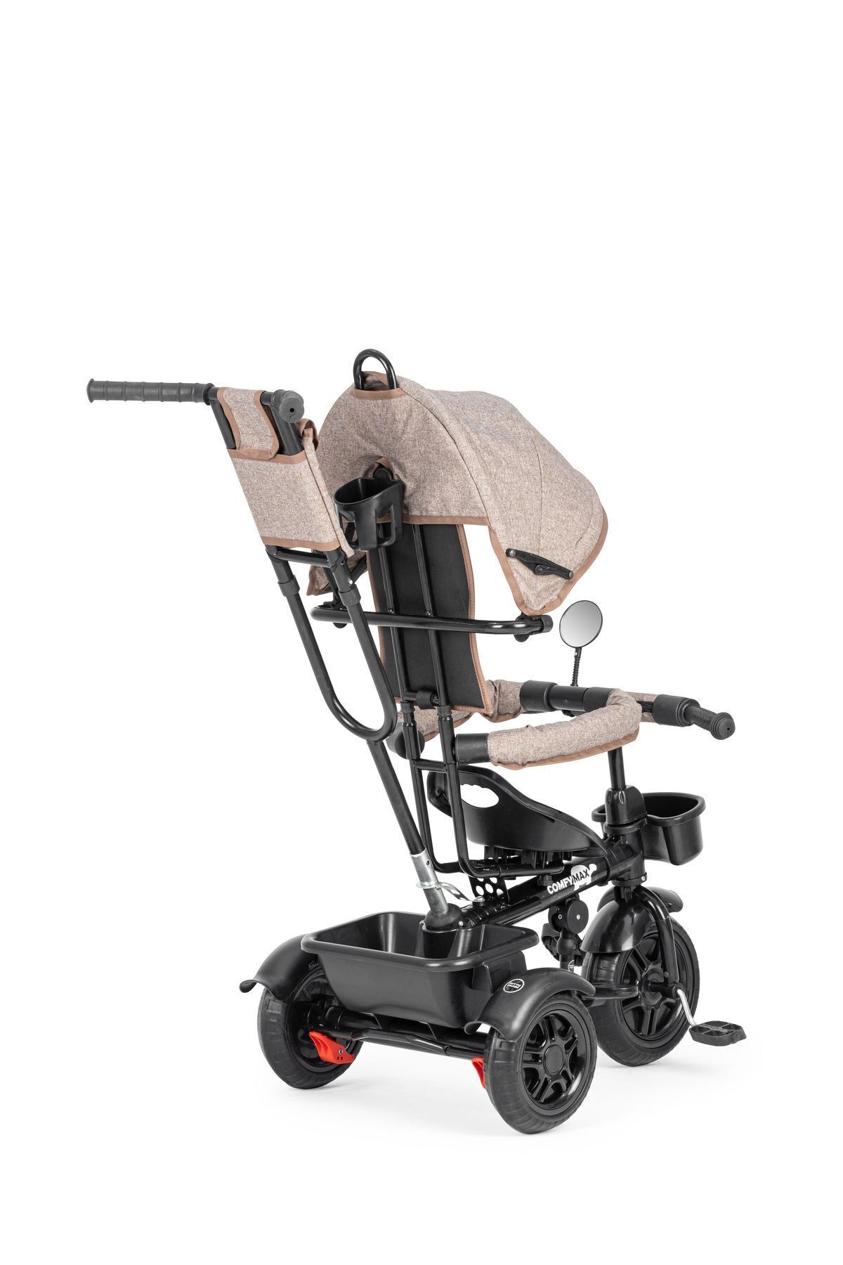 Comfymax Roadstar İtmeli Ebeveyn Kontrollü 3 tekerlekli Bebek Çocuk Bisikleti fotoğrafı 6 (önizleme)