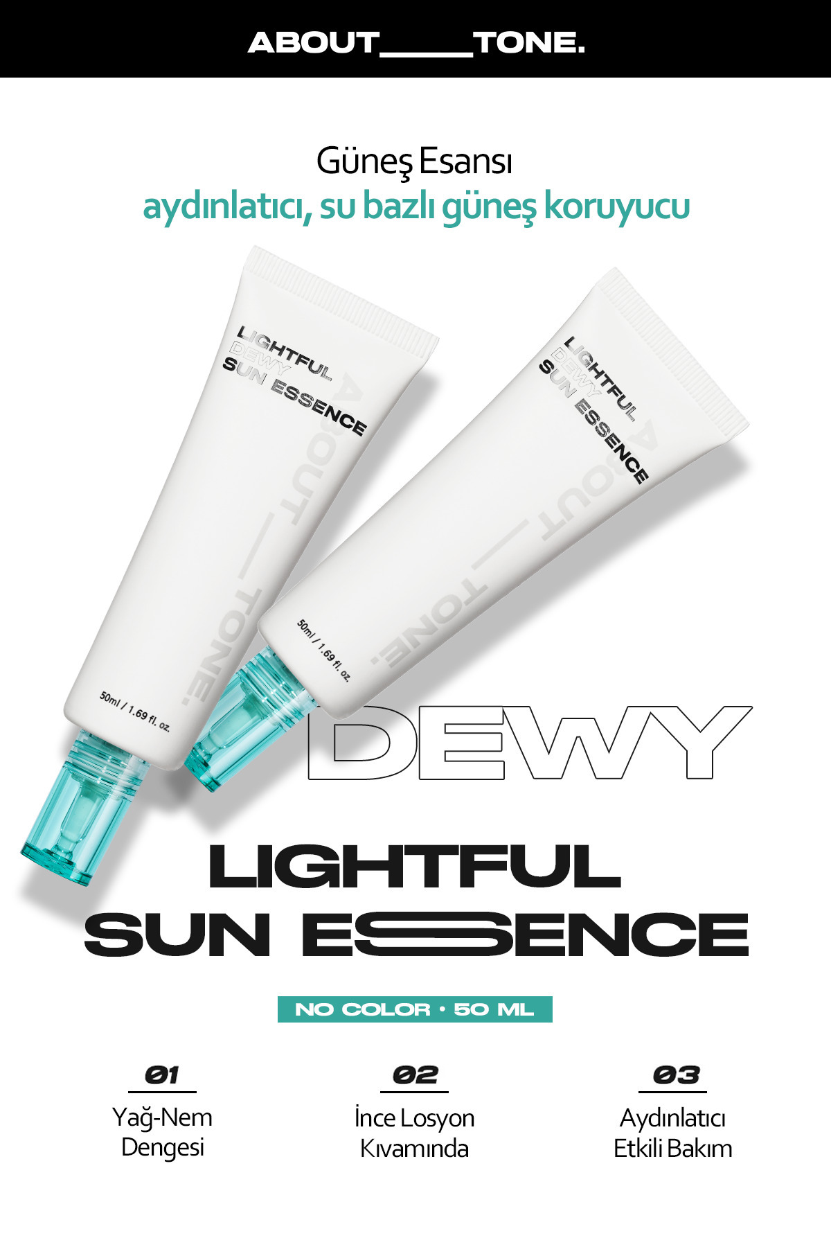 ضد آفتاب صورت   ABOUT TONE | 8.80921E+12 اورجینال - تصویر 3