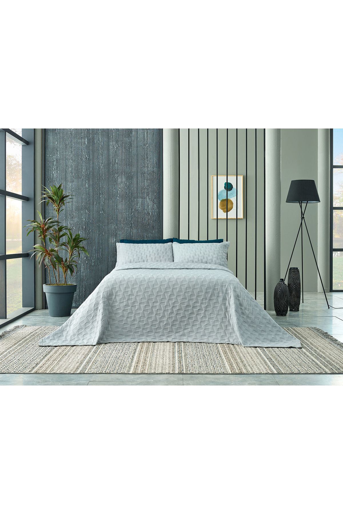 Doqu Home-Arya Single Bedspread - Gray 4