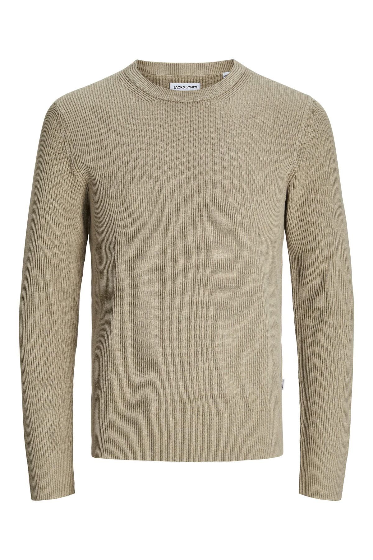 بافت و پلیور مردانه خاکستری Jack & Jones | 12257771 اورجینال - تصویر 2