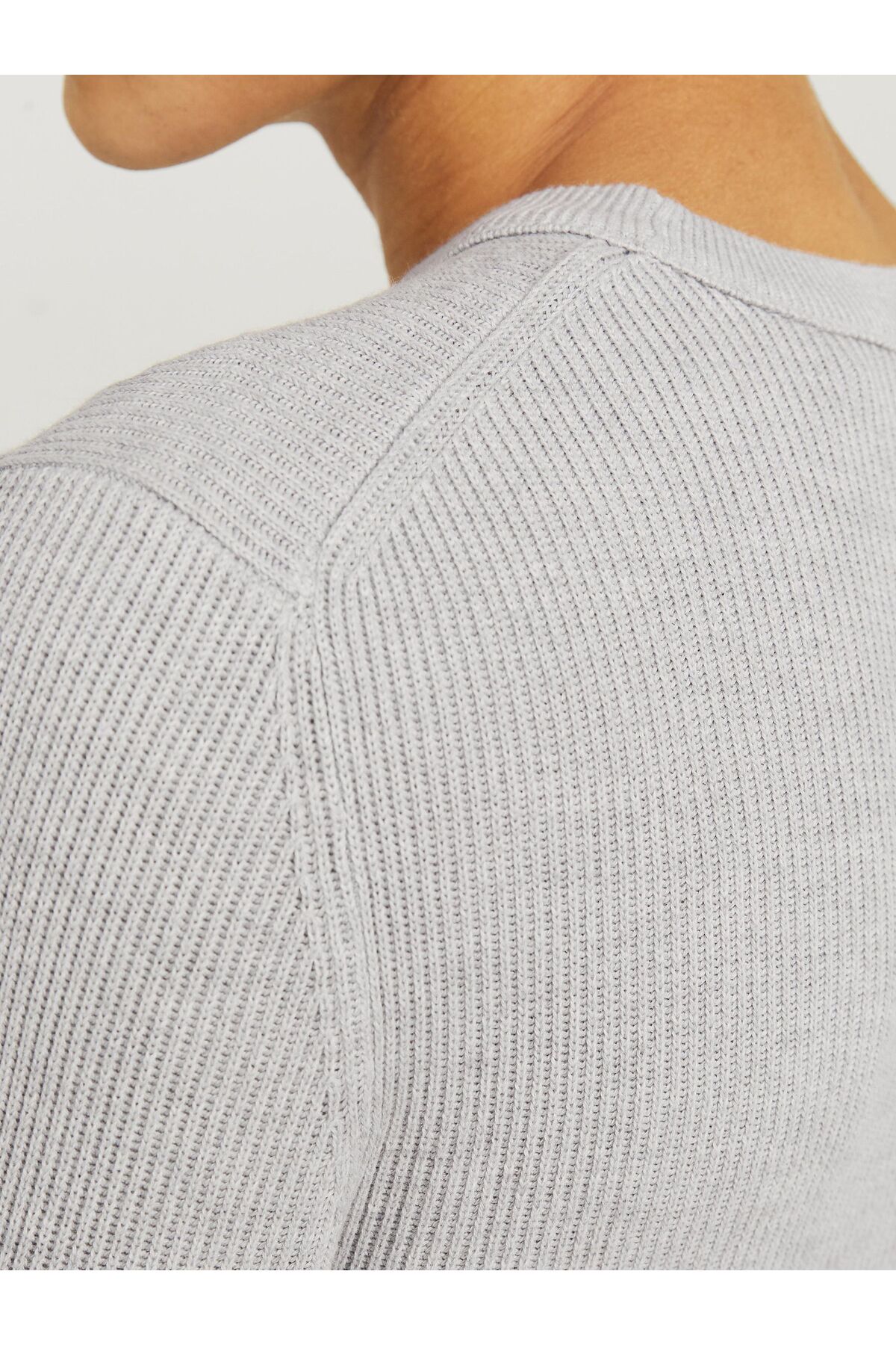 پلیور جک اند جونز مردانه اکریلیک خاکستری  راسته Regular/رگولار    بیسیک کژوال/روزمره | Jack & Jones 12257771 BD - تصویر 6