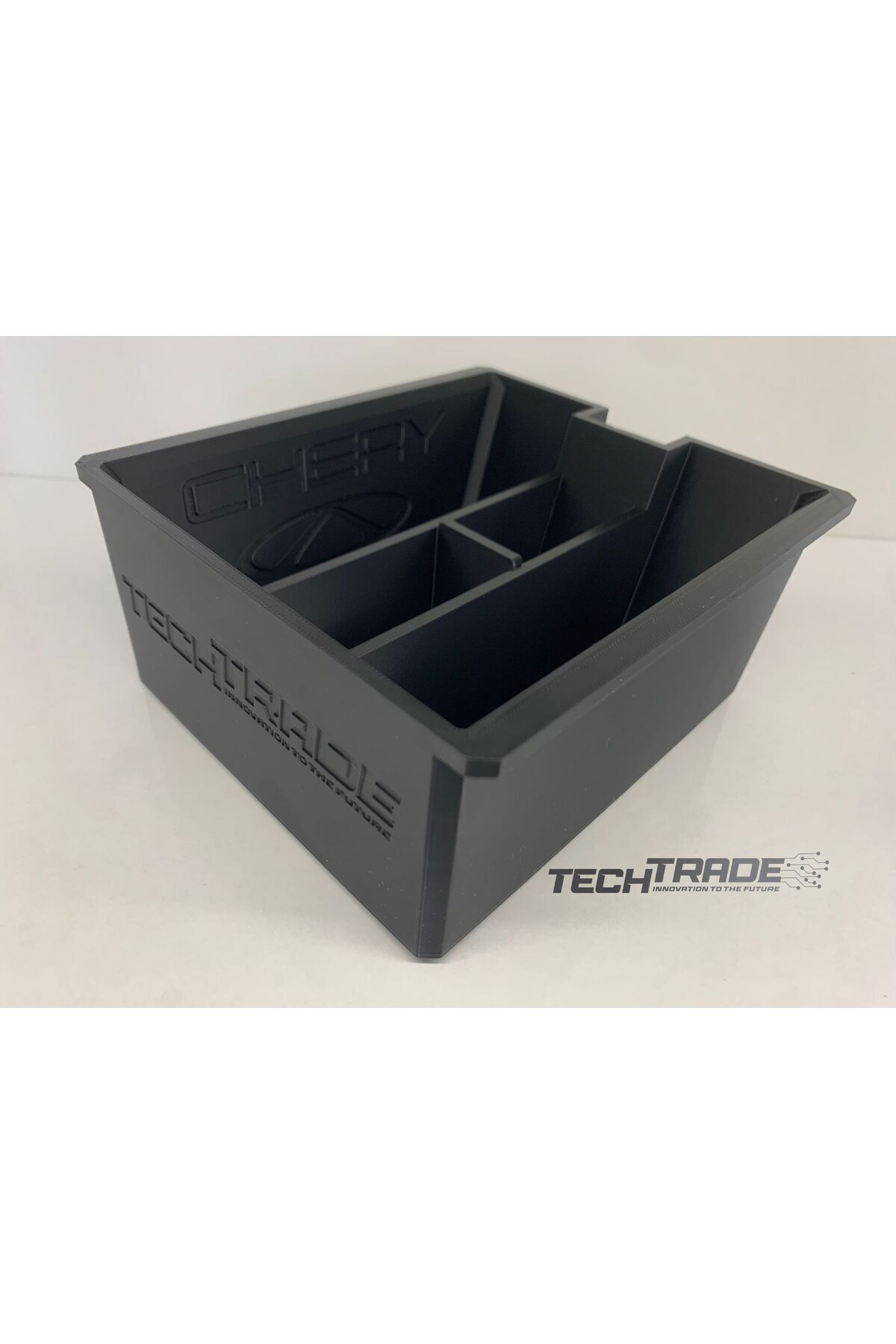 Tech Trade-Chery Tiggo 8 Pro - 4 Compartment Written Armrest Organizer (NOT COMPATIBLE WITH AVANTGARD MODELS) 7
