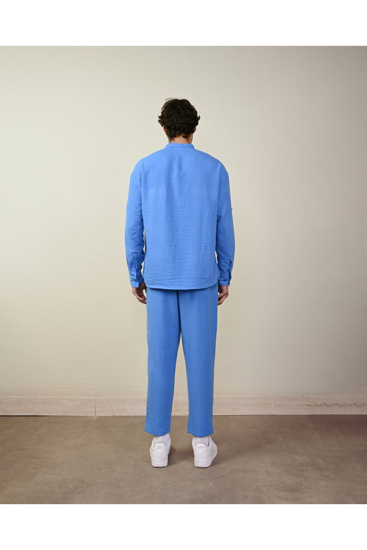 İLKCET MODA-Regular Men's Linen Trousers 2