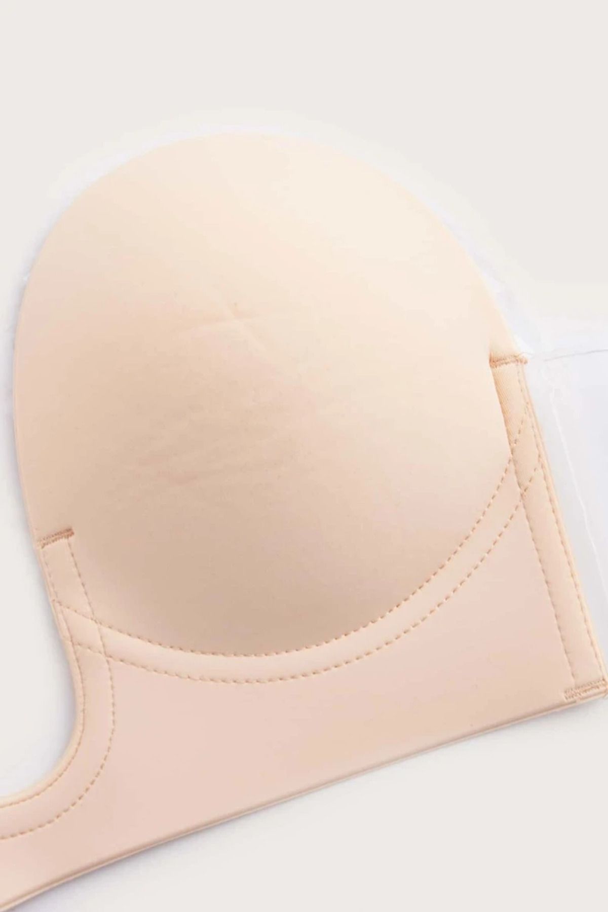 Bernato-Non-Slip Side Adhesive Nude Padded Bra 4