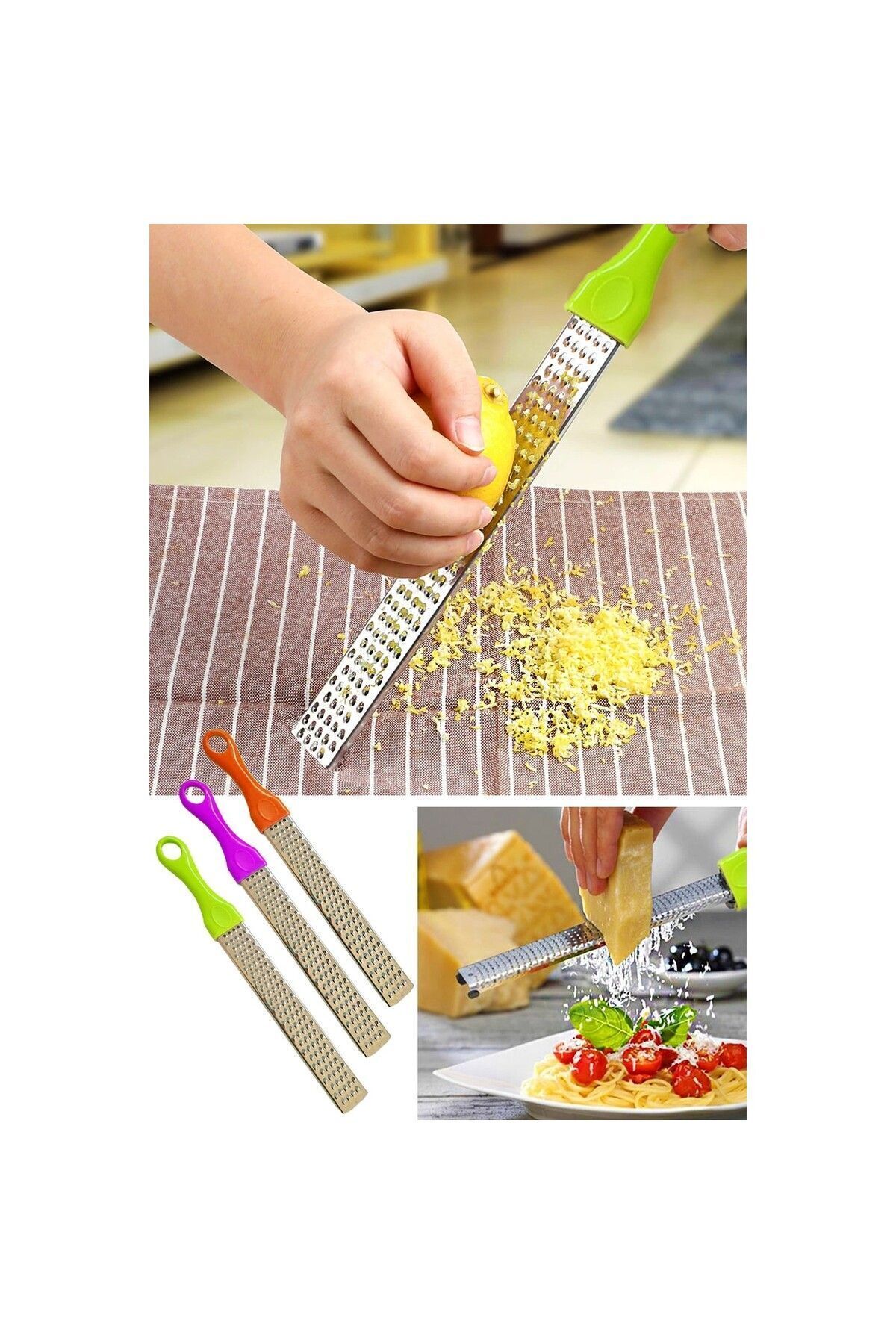 Righton Uzun Limon Peynir Sarımsak Rendesi, Uzun Rende, Pratik Uzun El Rendesi