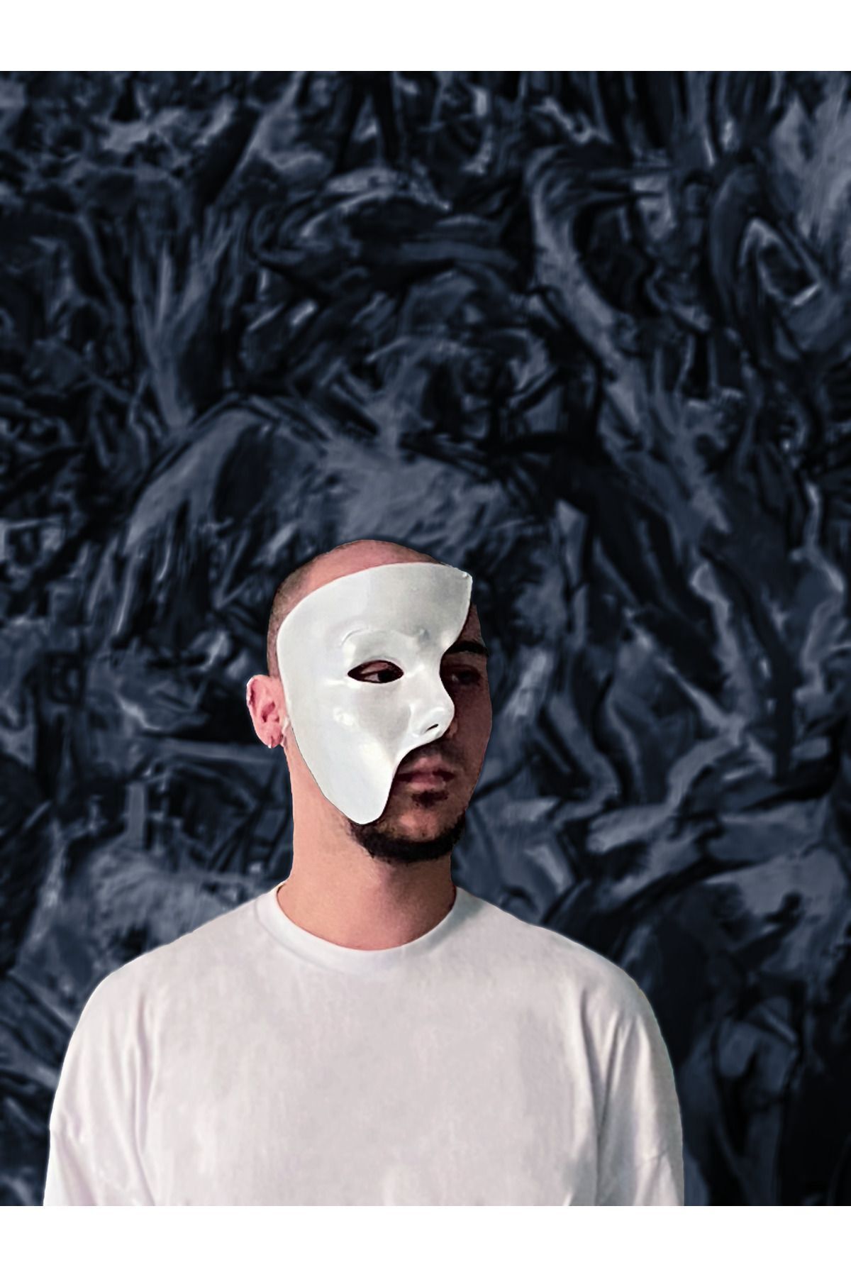Venemask-Phantom Of The Opera - Phantom Of The Opera Plum Ghost Mask 4