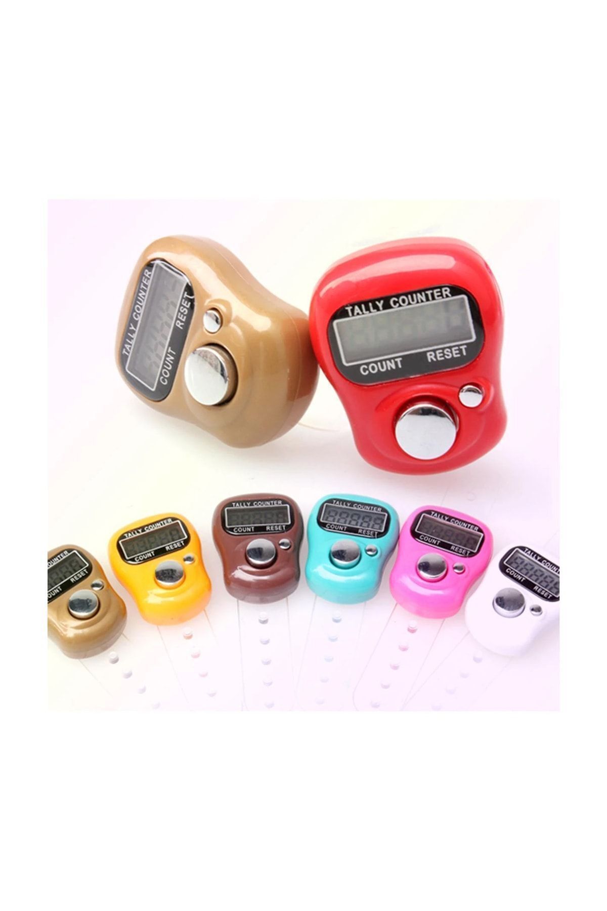 HERFİE-Digital Ring Click Counter with Silicone Strap - Zikirmatik Step Counter 4