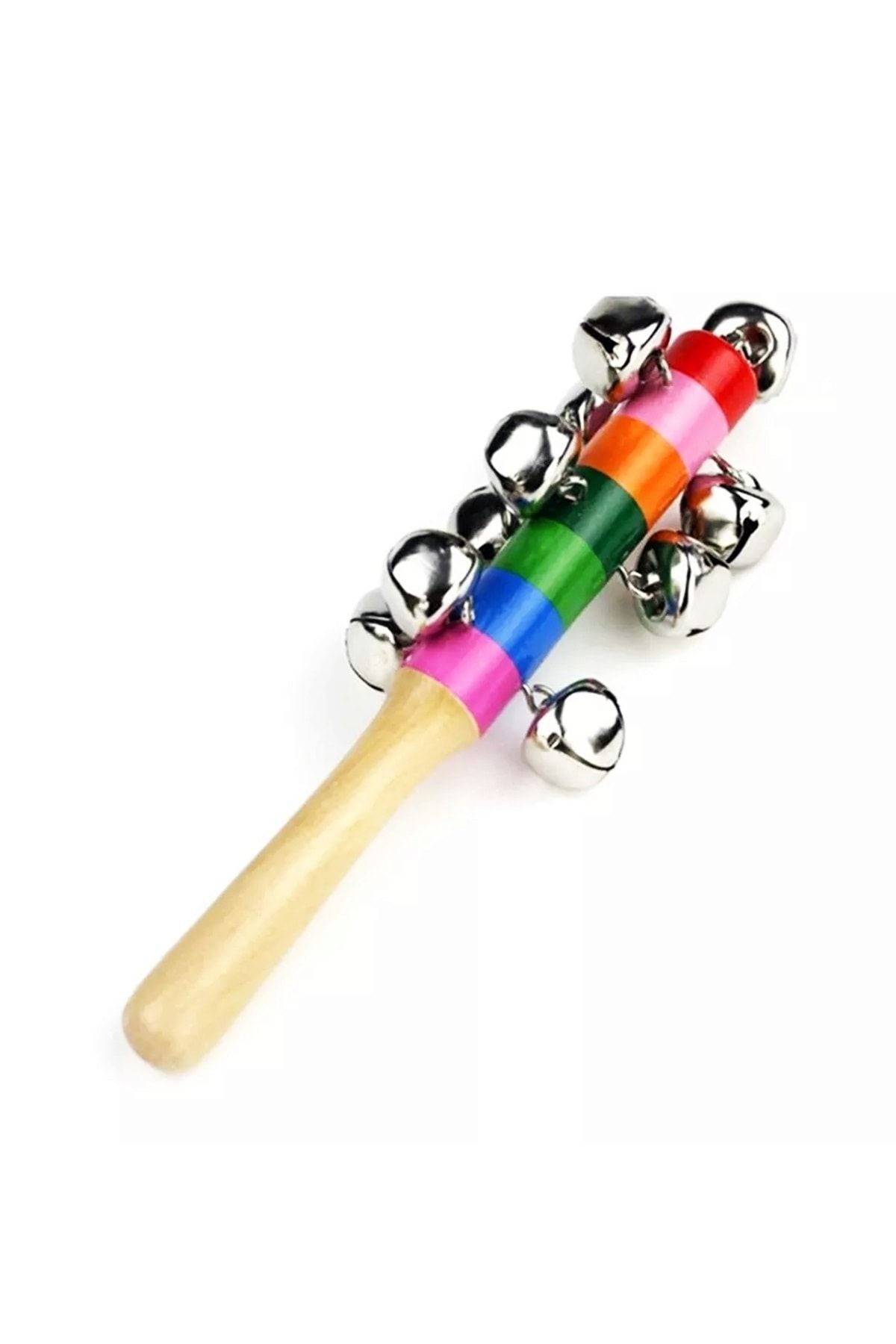 AyasEğiticiOyuncak 4'lü Bebek Ahşap Marakas Çıngırak Müzik Eğitim Oyuncak Seti fotoğrafı 2 (önizleme)