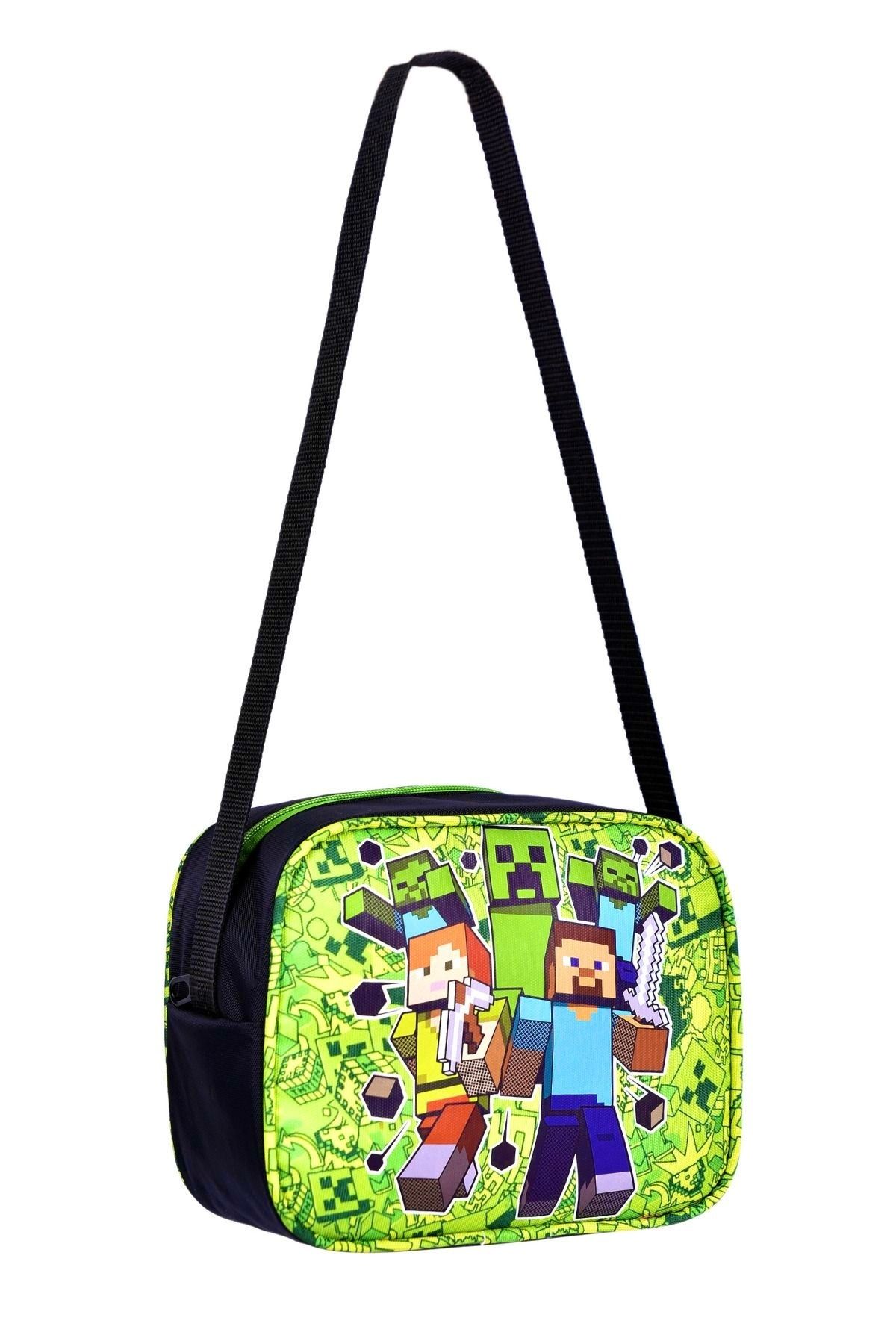 JOJO KIDS-Robot Patterned Boy's Primary School Bag - With Checked Lunch Box 8