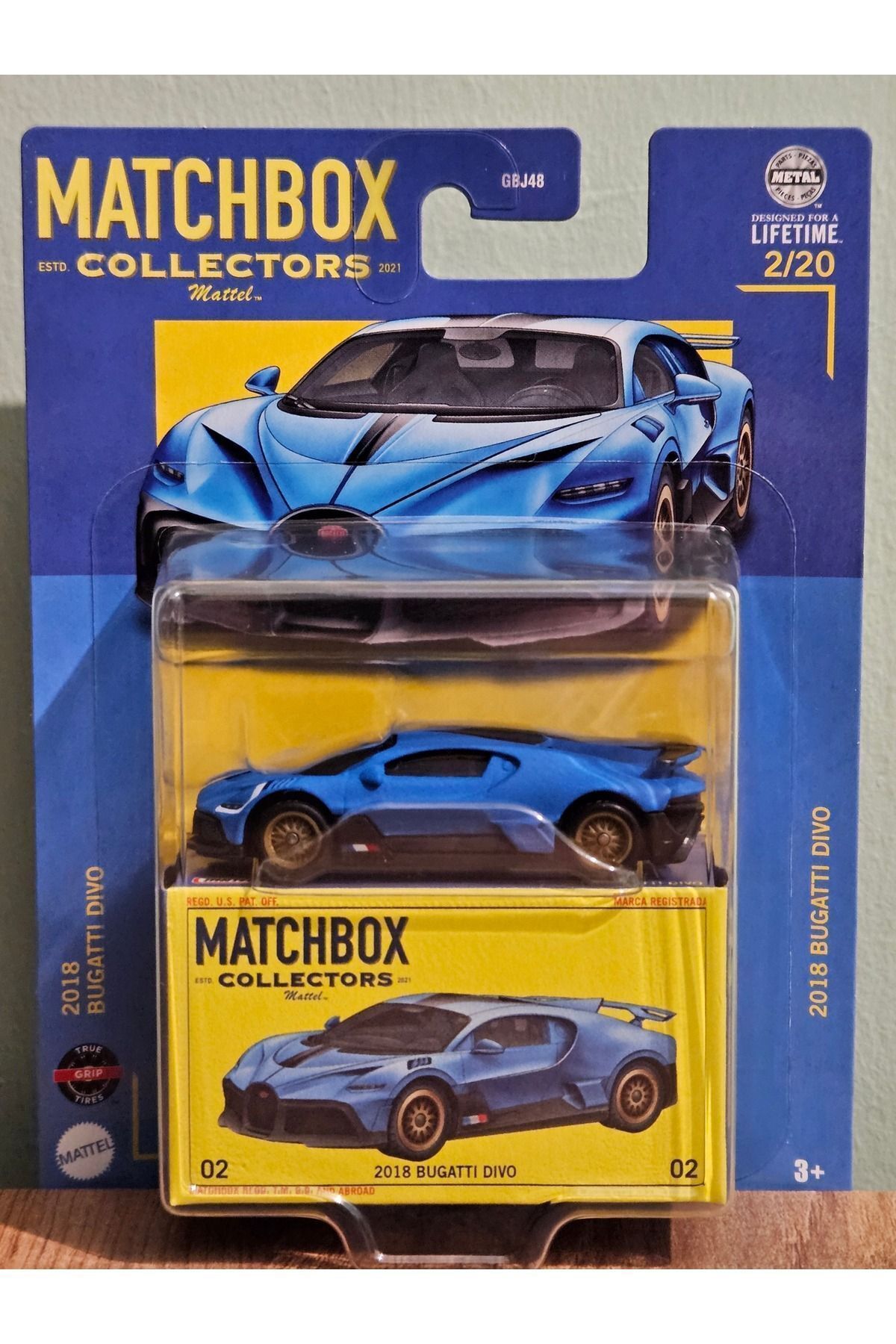 ماکت کلکسیونی 2018 Bugatti Divo Matchbox