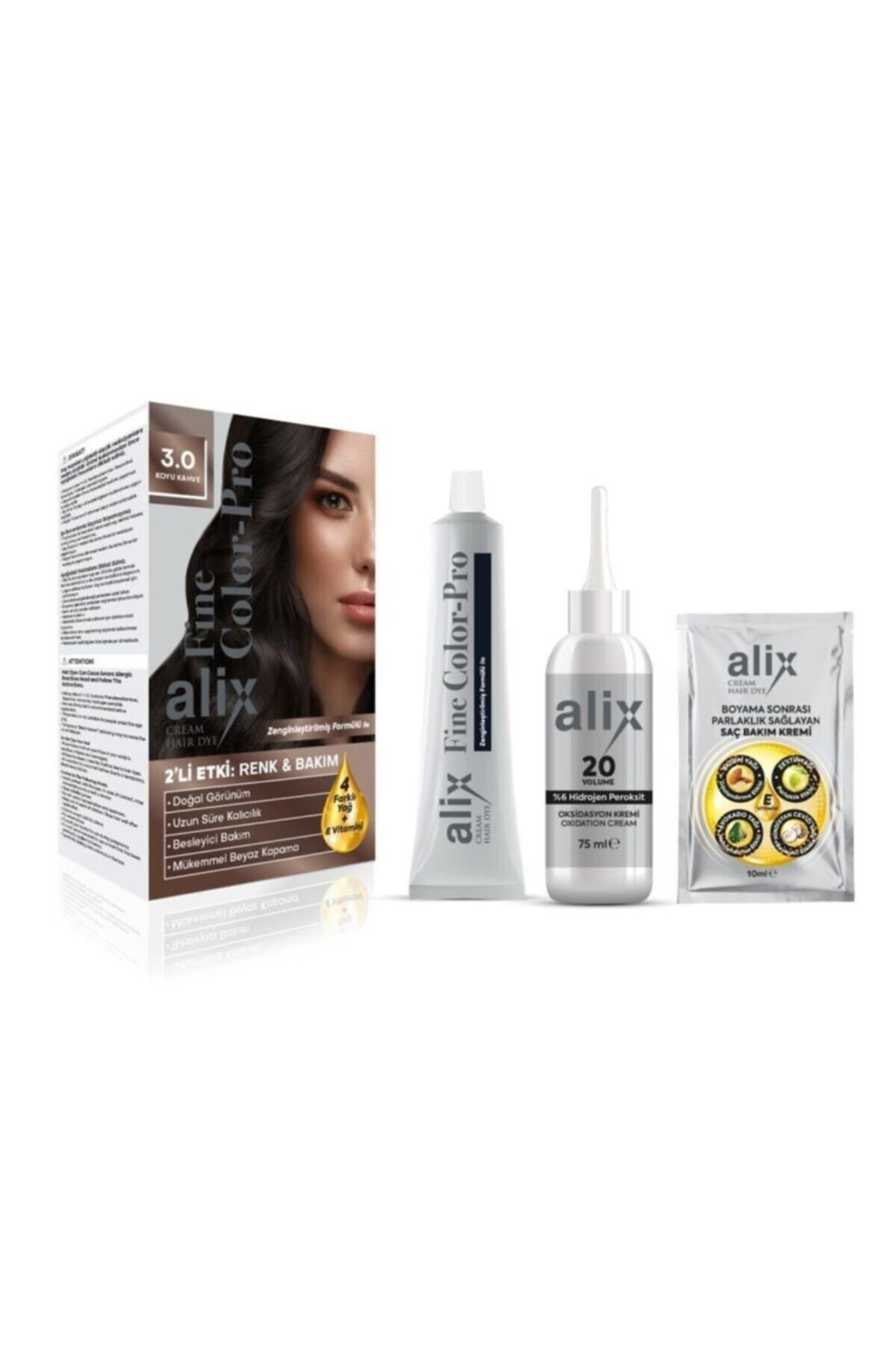 Alix Fine Color-pro 3.0 Koyu Kahve