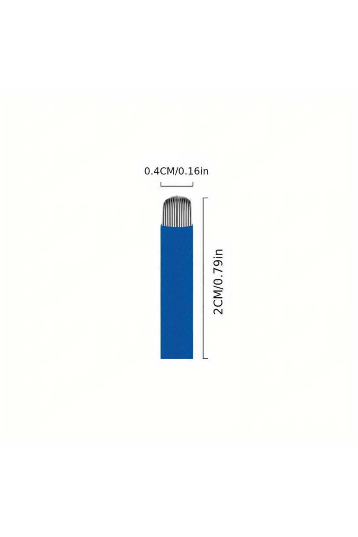 سوزن میکروبلیدینگ آرایش دائمی 16U Blue Nano 0.16 میلی متری (10 عدد) HD