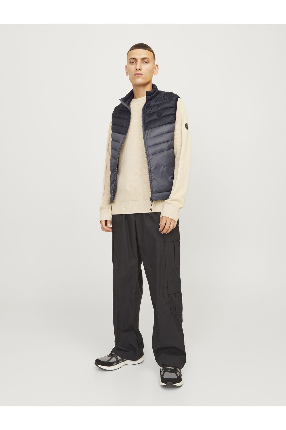 جلیقه مردانه راسته Kalın Askılı | جک اند جونز Jack & Jones TYCD4B01BCB54F1000 - تصویر 4