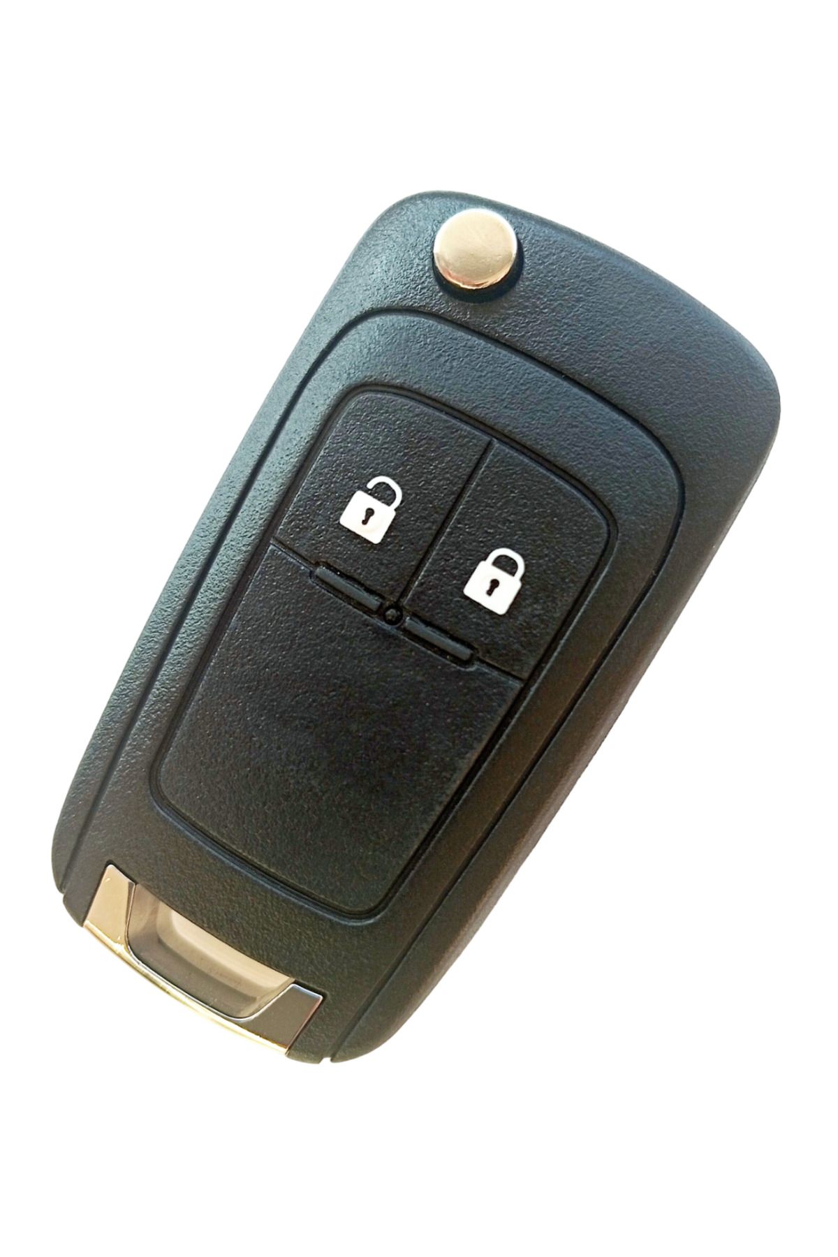 Kasey-Opel Astra J Insignia - Compatible 2 Keys Key Control Cover with Drop Logo and Screw Auto Keychain 1