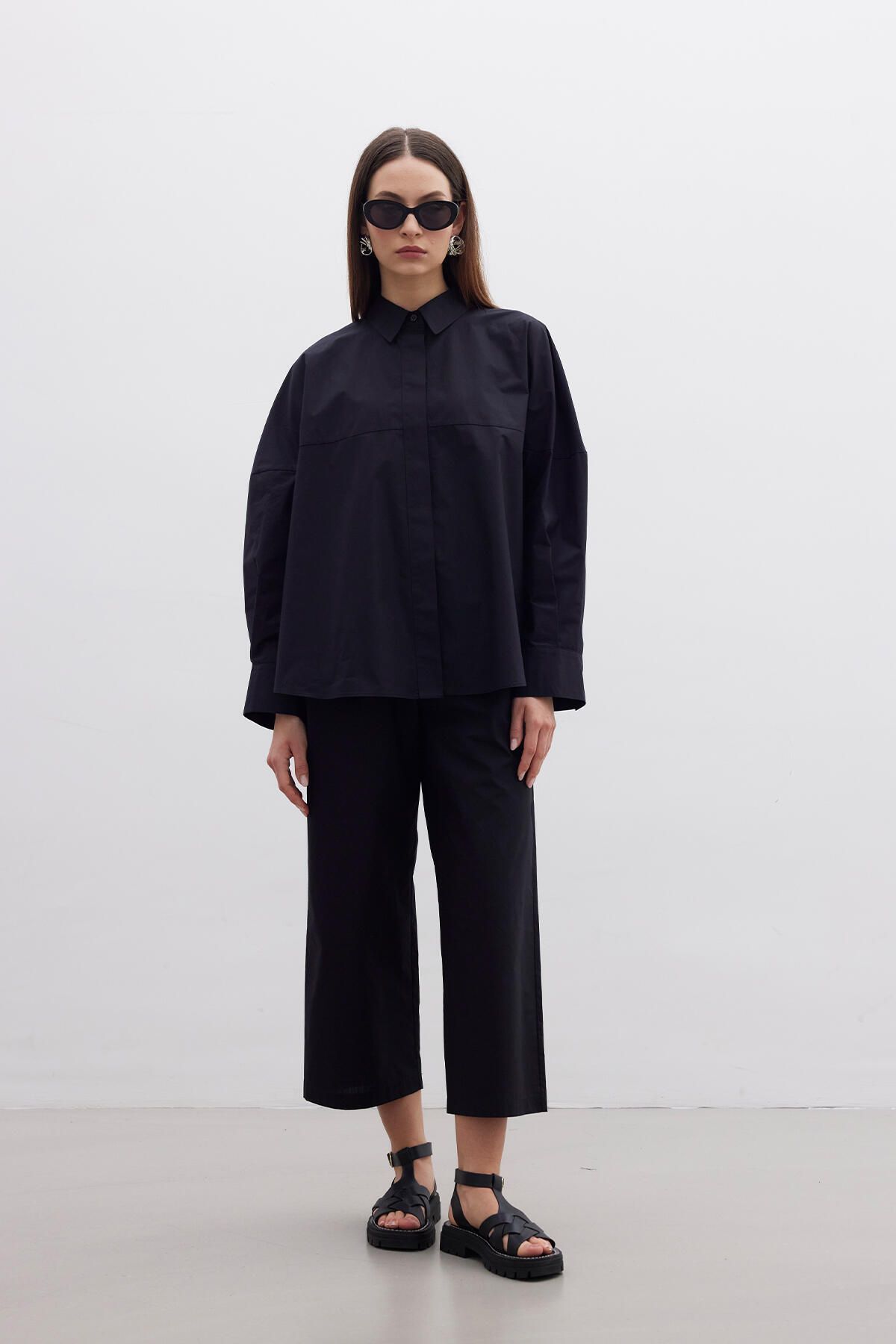 Manuka-KOSZULA PREMIUM OVERSIZE CZARNA 1
