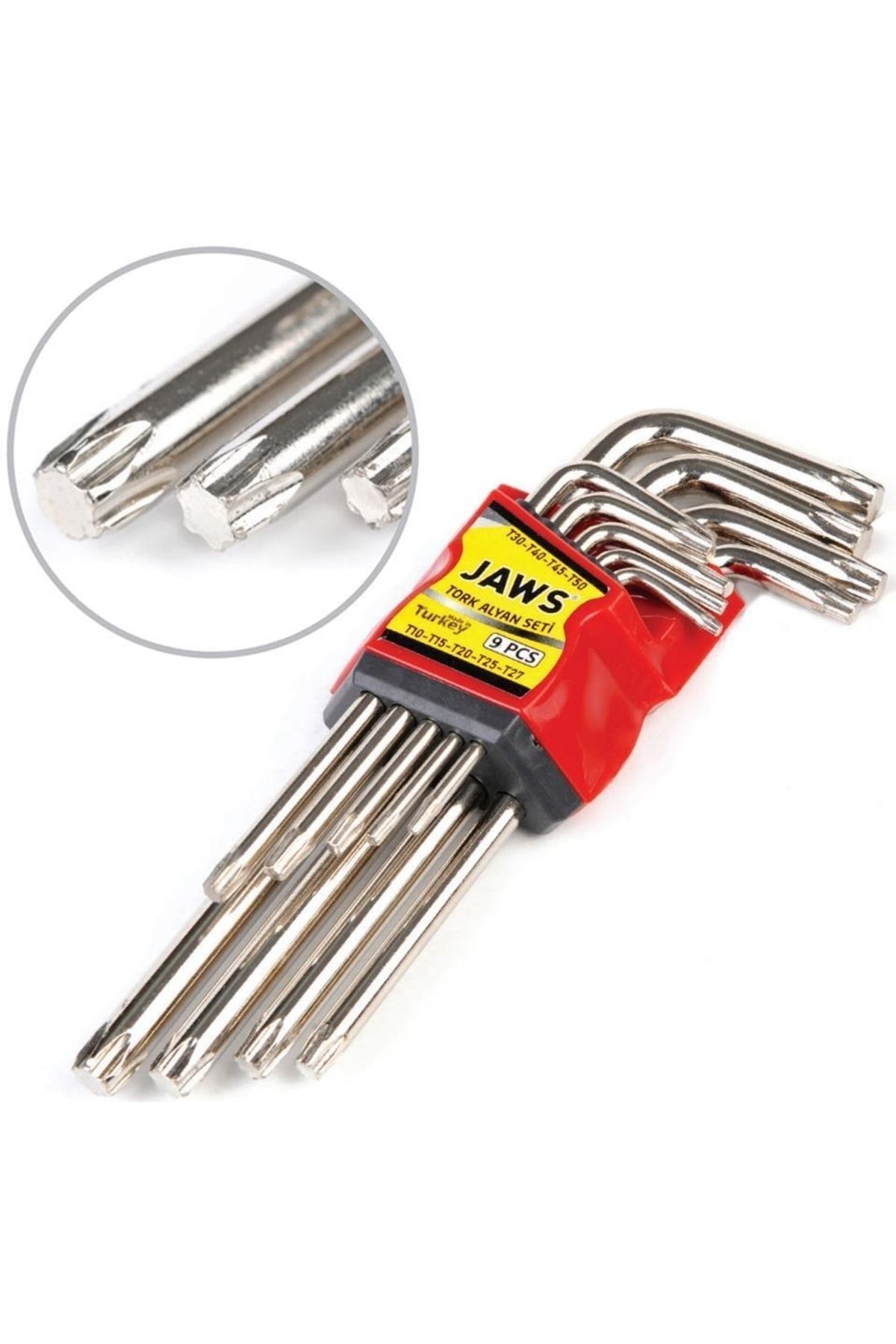Genel Markalar Jaws Jas150 Uzun Torx Alyan Seti Allen 9 Parça