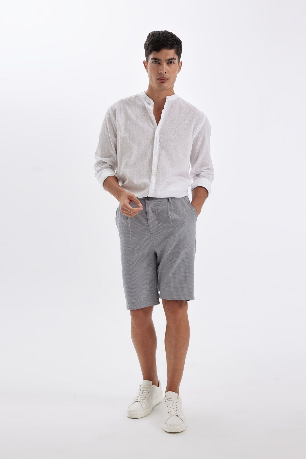 شلوارک مردانه دفاکتو | D4262AX24SM Defacto - Image 3