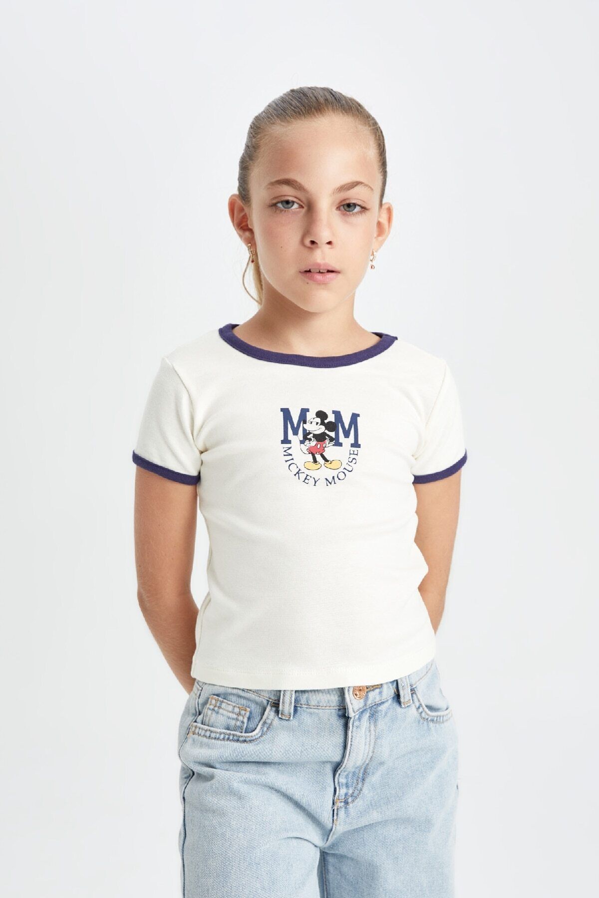 تی شرت دخترانه دفاکتو | C7355A824AU Defacto - Image 3