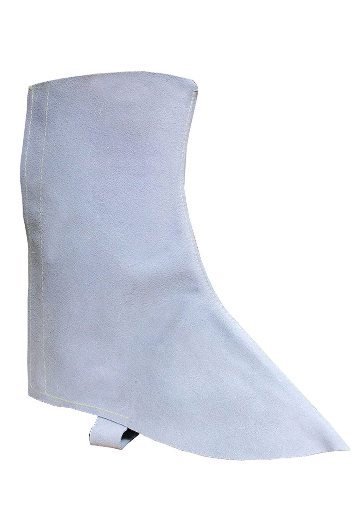 Badem10 Deri Kaynakçı Tozluğu Ayak Için Cırt Yapıştırmalı Tek Adet