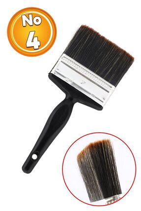Badem10 Plastik Saplı Yağlı Boya Fırça No: 4 Resim Ressam Fırçası Hobi Sanat ...