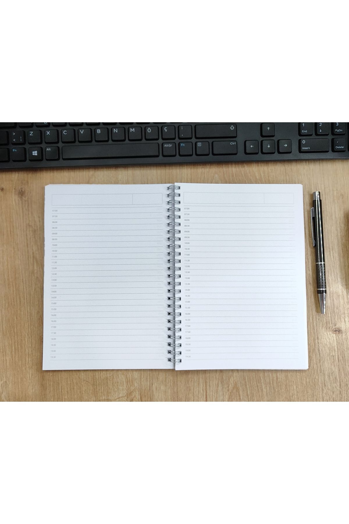 pixelpare-A5 Spiral School Notebook 80 sheets Set of 4 - Undated Lined 7