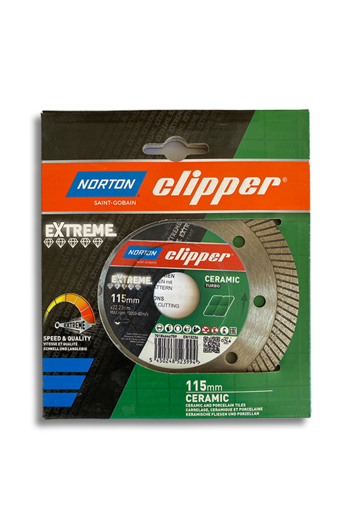 NORTON SAINT GOBAIN NORTON CLIPPER CERAMIC TURBO PORSELEN SERAMİK