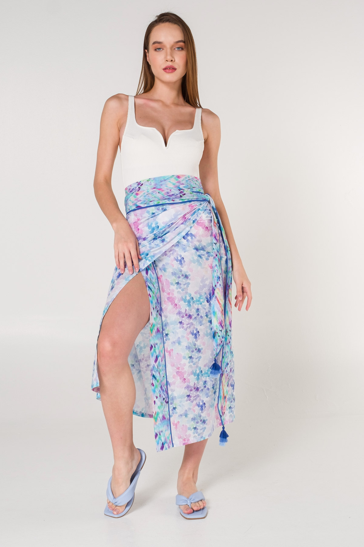 Espiga Voile Beach Skirt Pareo