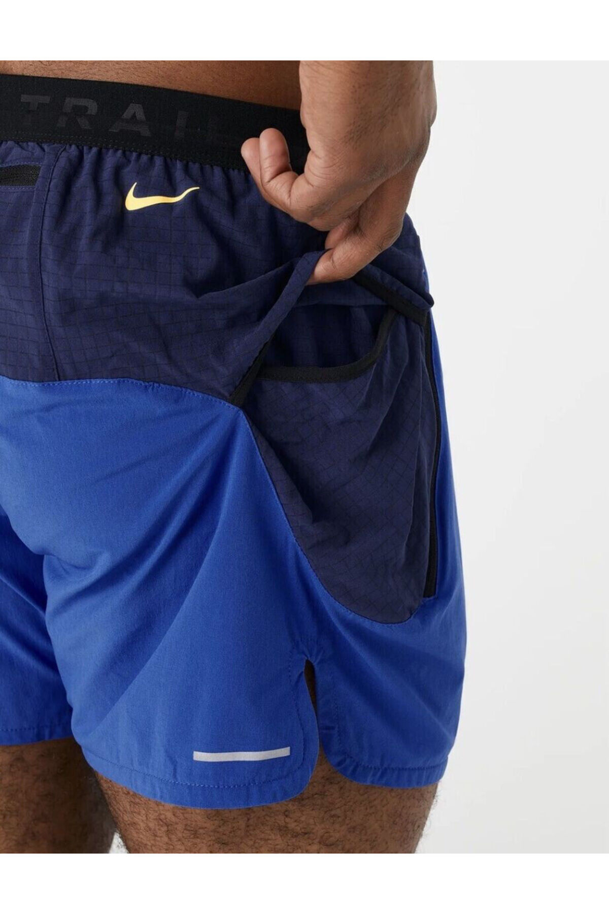 شورت و شلوارک مردانه آبی سرمه ای نایکی | dv9311 405 اورجینال - تصویر 5