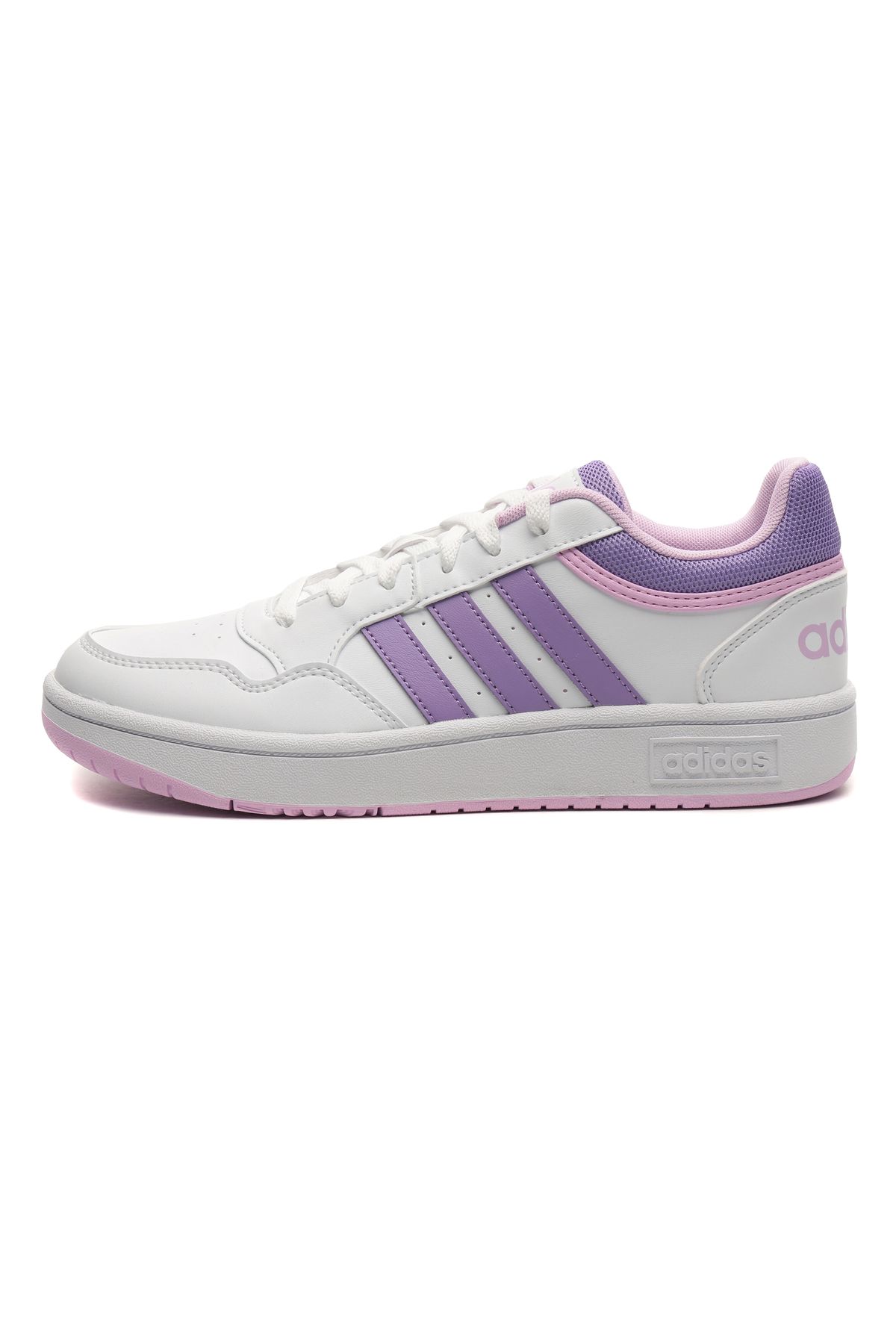 کفش پیاده روی سفید زنانه ig3832 k hoops 3.0 ورزشی adidas