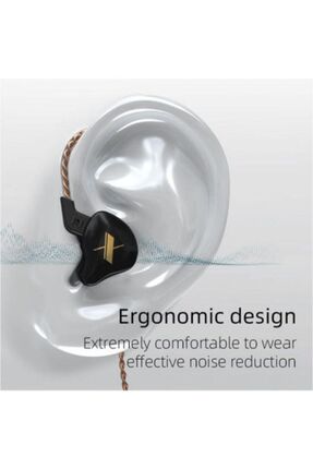 KZ Edx 1dd Mikrofonlu Kulak Içi Kulaklık Beyaz