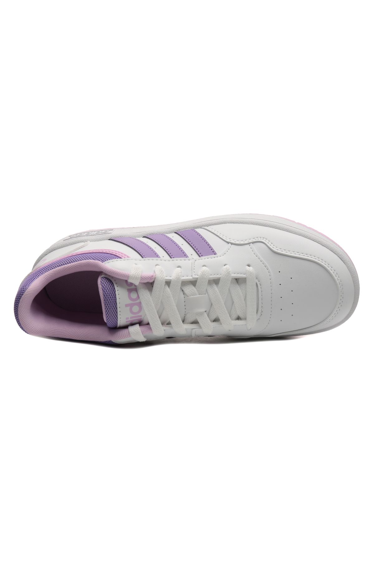 کفش پیاده روی سفید زنانه ig3832 k hoops 3.0 ورزشی adidas