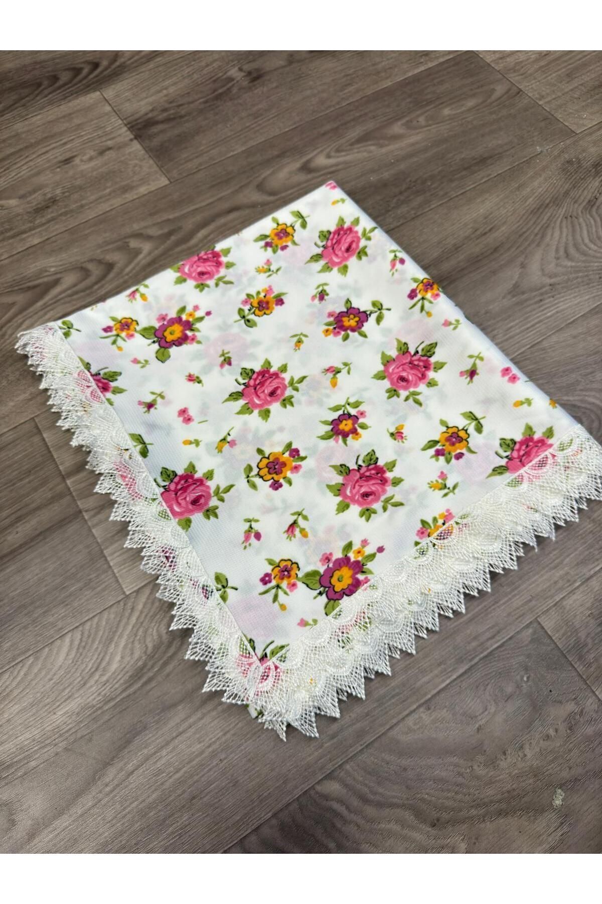 Dantelux-Stain-Proof Rose Patterned Table Cloth, Picnic Cloth, Table Cloth 4