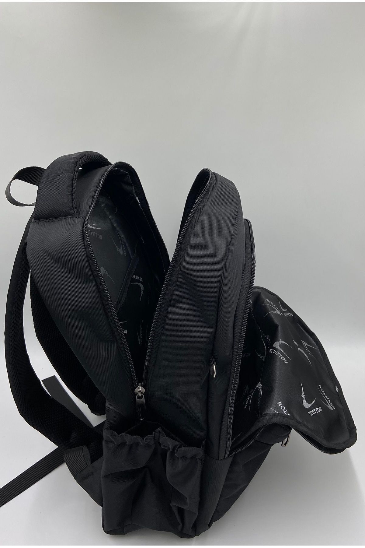 کوله پشتی زنانه بورگوندی Bevitton | 180001mix اورجینال - تصویر 7