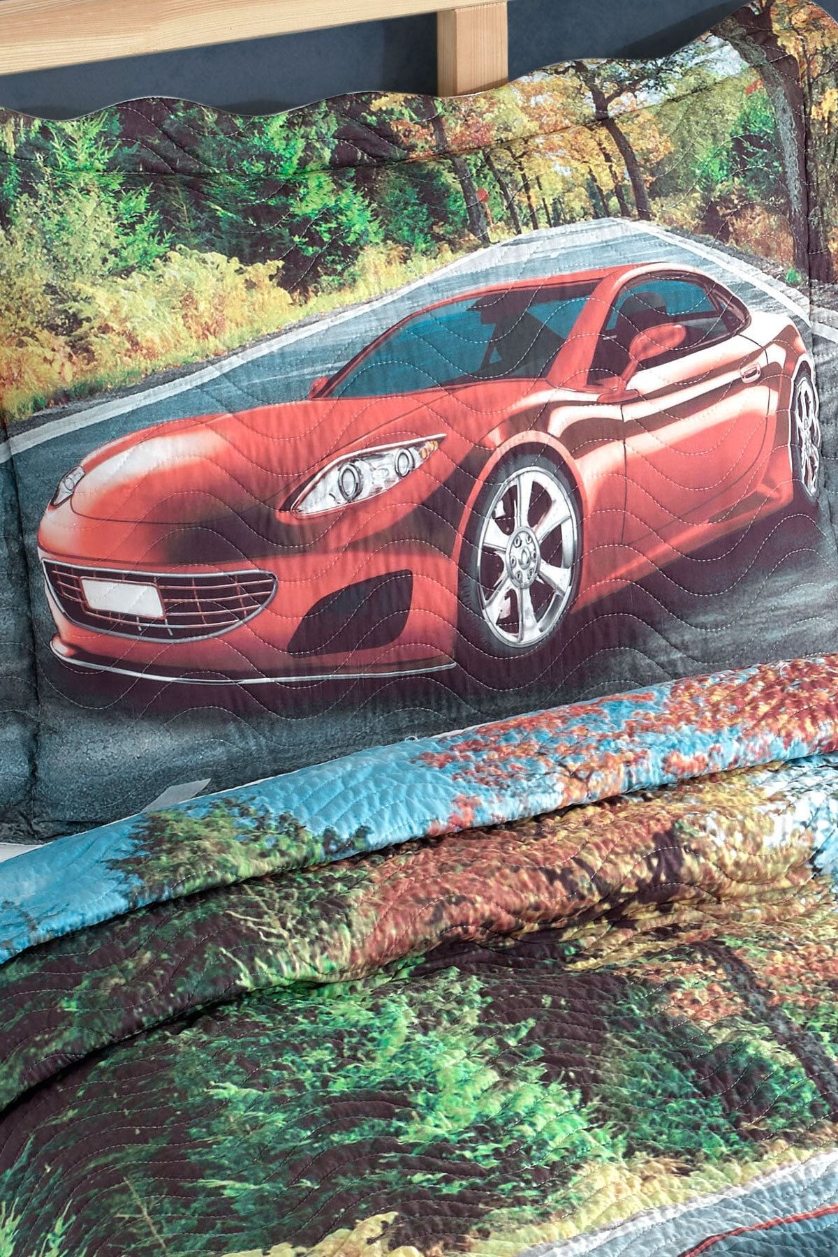 Ralli Tek Kişilik Kapitone Yatak Örtüsü 2