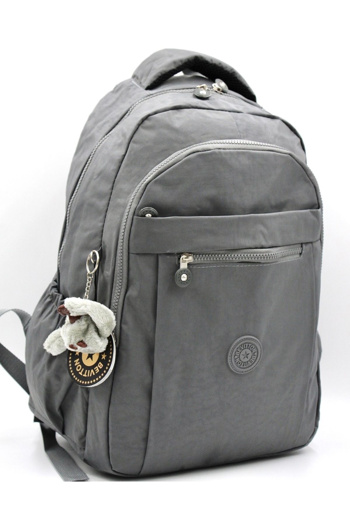 Bevitton-Gray Boy Waterproof Fabric School Backpack and Travel Consumer 1