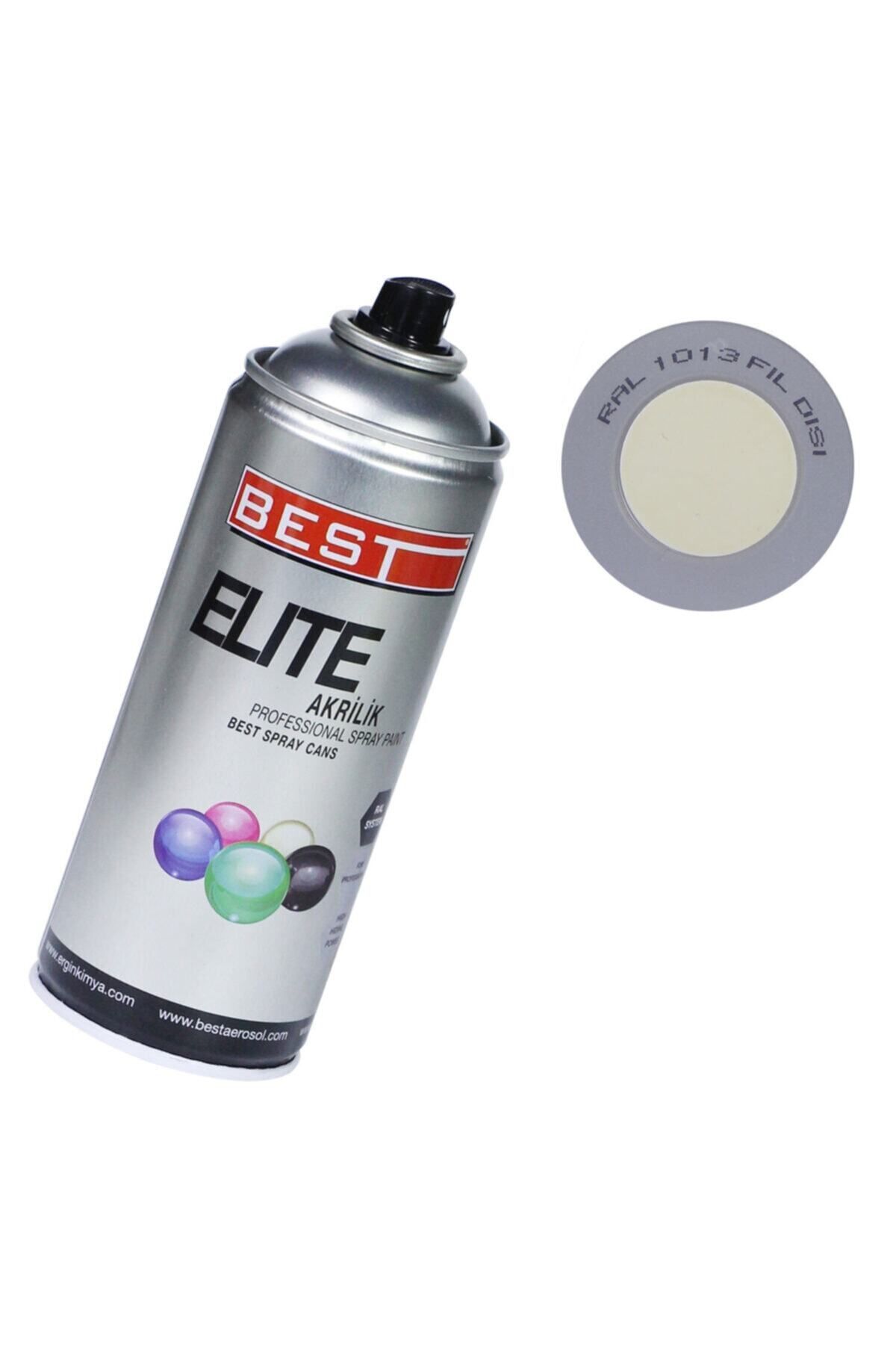Best Elite Fildişi 1013 Akrilik Hızlı Kuruyan Profesyonel Sprey Boya 400 Ml