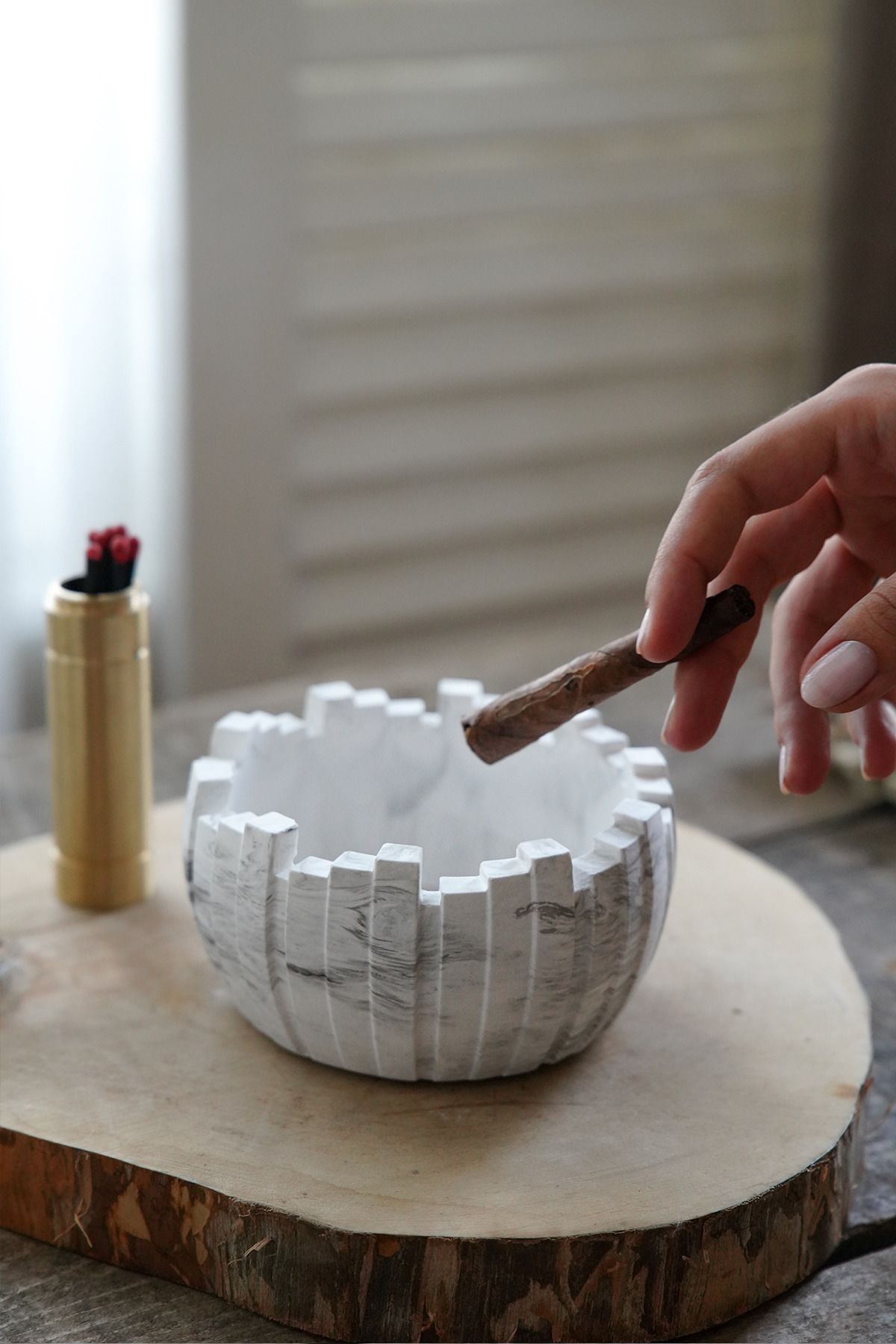 sin istanbul-Marble Patterned Layer Ash Tray 2