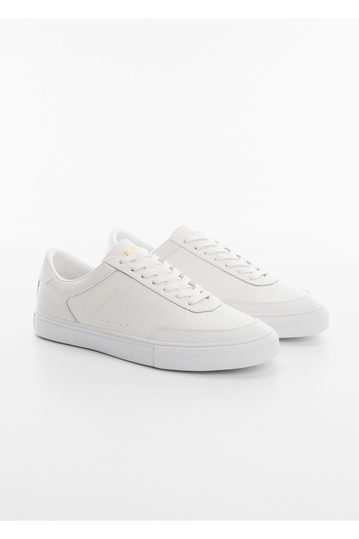 MANGO Man-Pantofi Bărbați Albi -47065838 6
